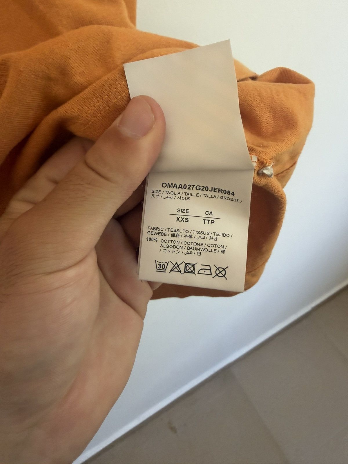 Off-White Off White Orange Tape Arrow TEE Size US XS / EU 42 / 0 - 7 Thumbnail