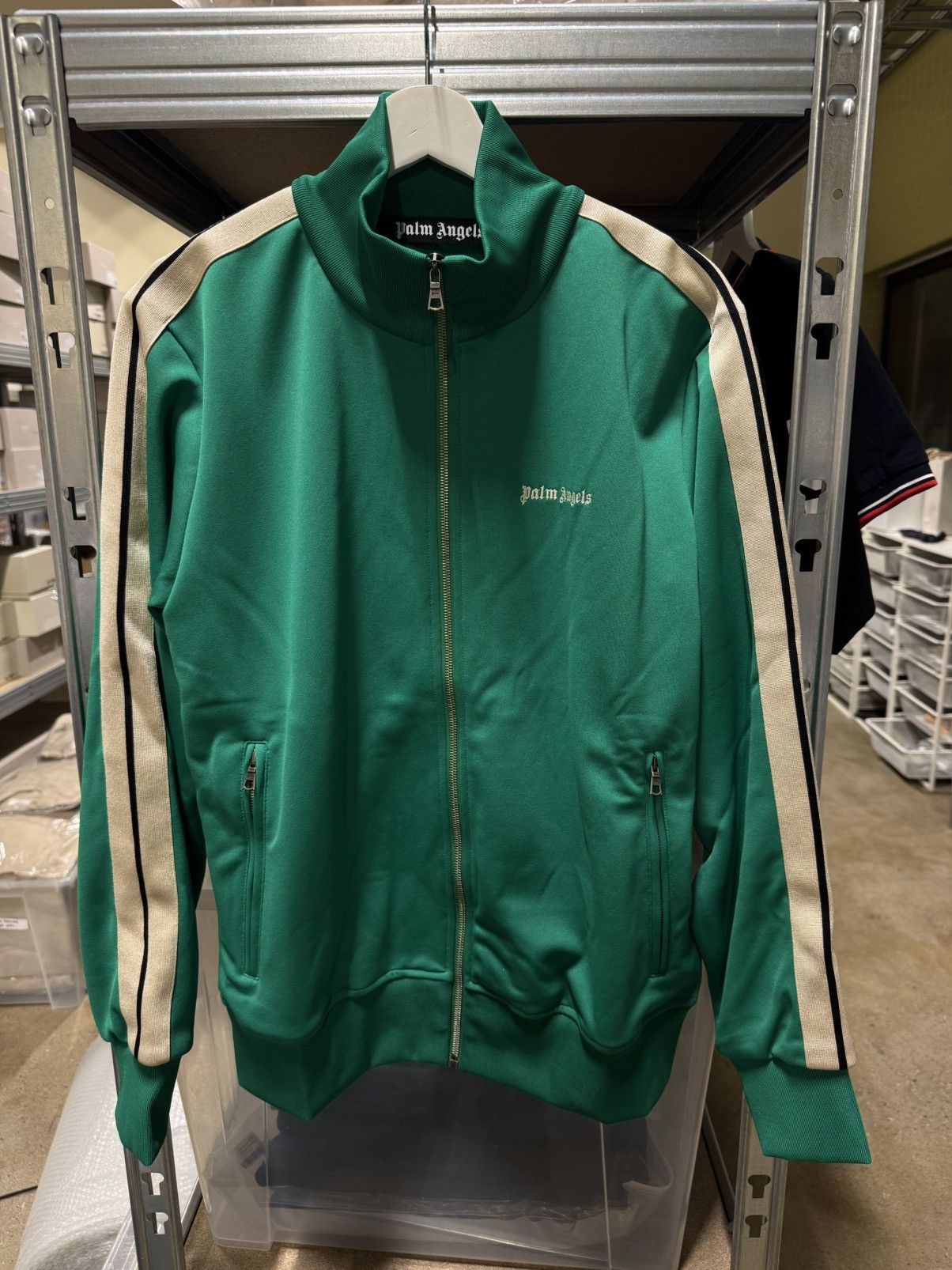 Palm Angels New Classic Track Jacket NEW 700$