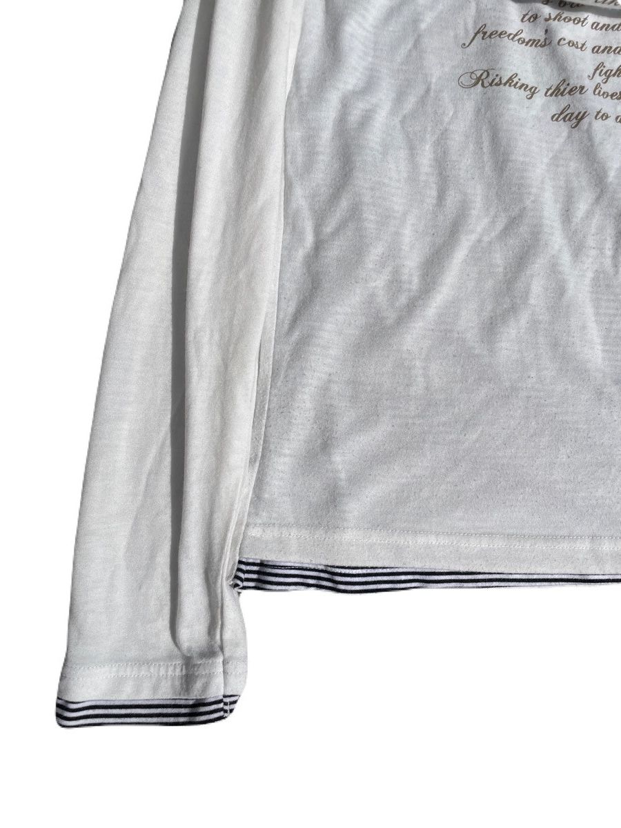 If Six Was Nine 2000s Japanese archive Poem Drape Layered Long Sleeve Tee Size US S / EU 44-46 / 1 - 6 Thumbnail