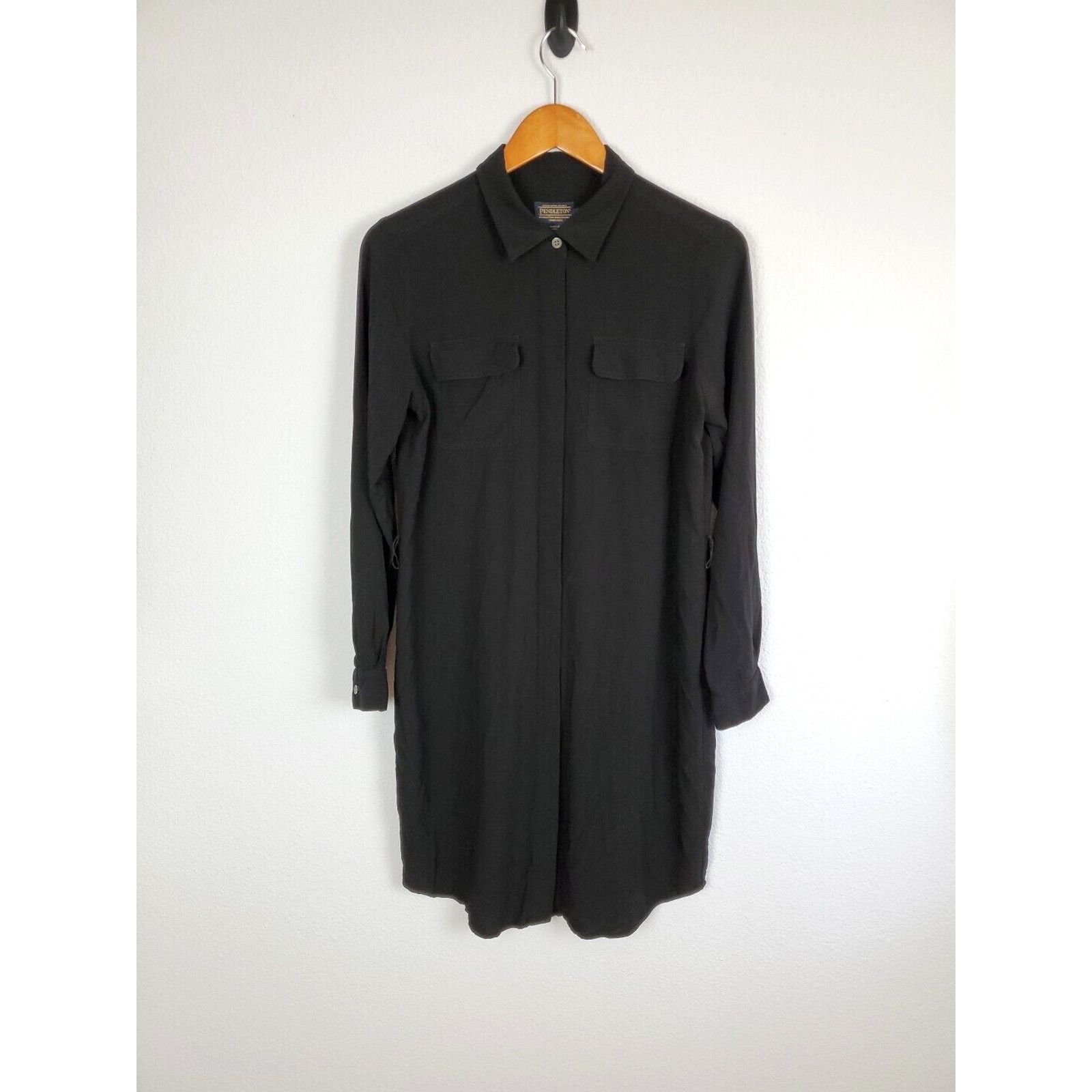 Pendleton Pendleton Dress Tunic Womens 10 Black Missing Belt Size L / US 10 / IT 46 - 5 Thumbnail