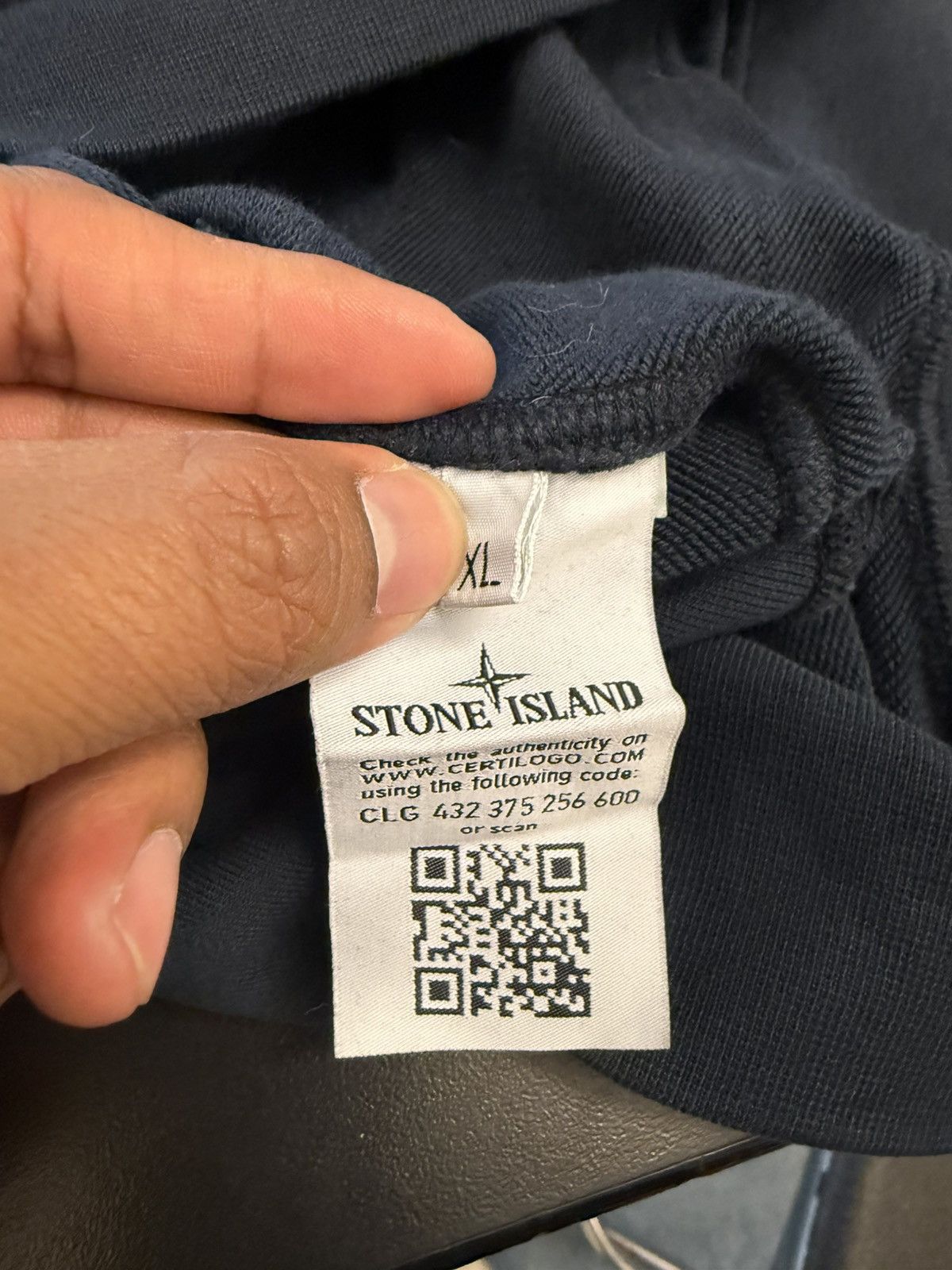 Stone Island Stone Island Navy Hoodie Size US XL / EU 56 / 4 - 3 Thumbnail
