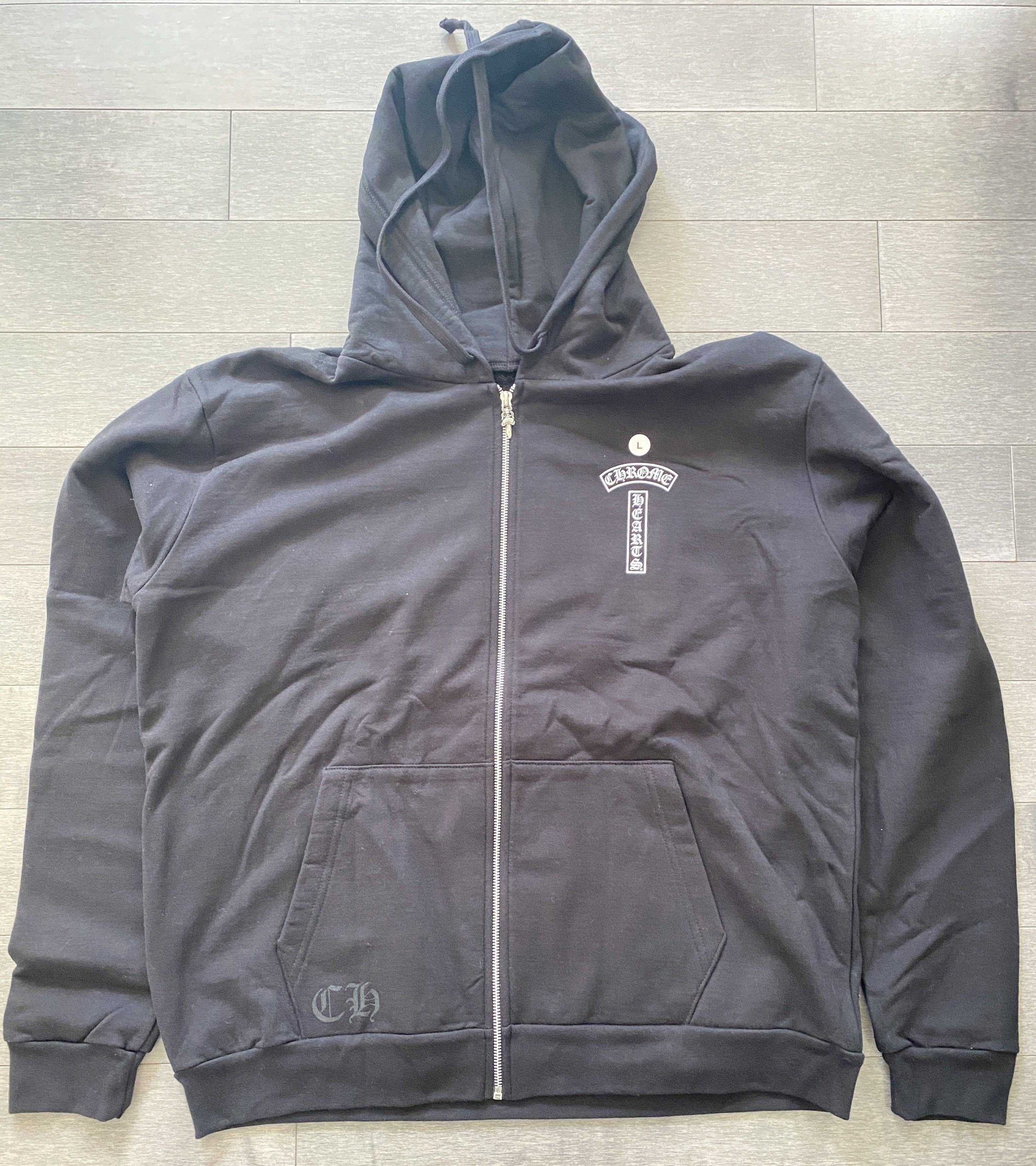 Chrome Hearts Chrome Hearts Tbar Logo USA Zip-up Hoodie | Grailed