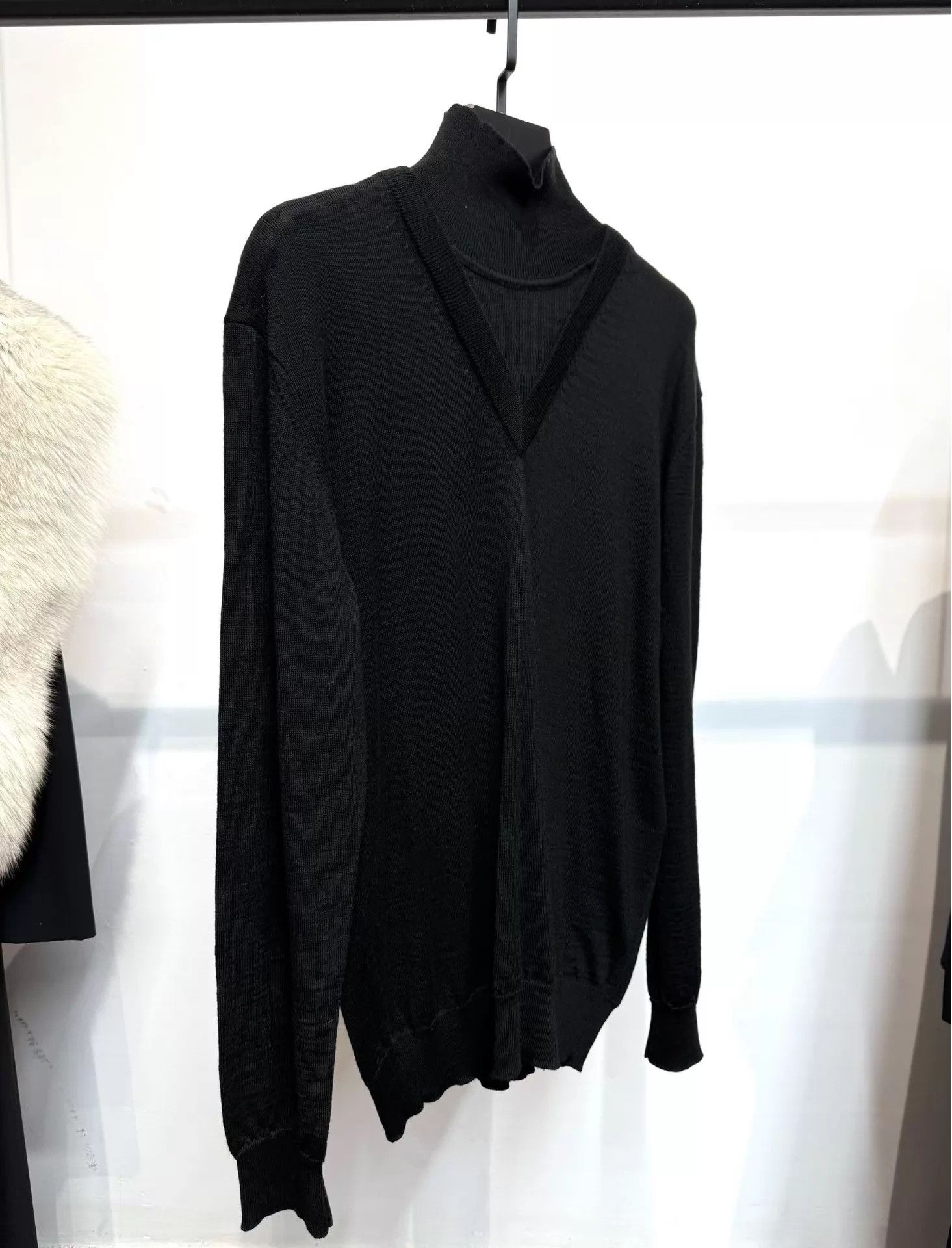Lemaire Lemaire Wool Turtleneck Sweater Layered S Size S / US 4 / IT 40 - 1 Thumbnail