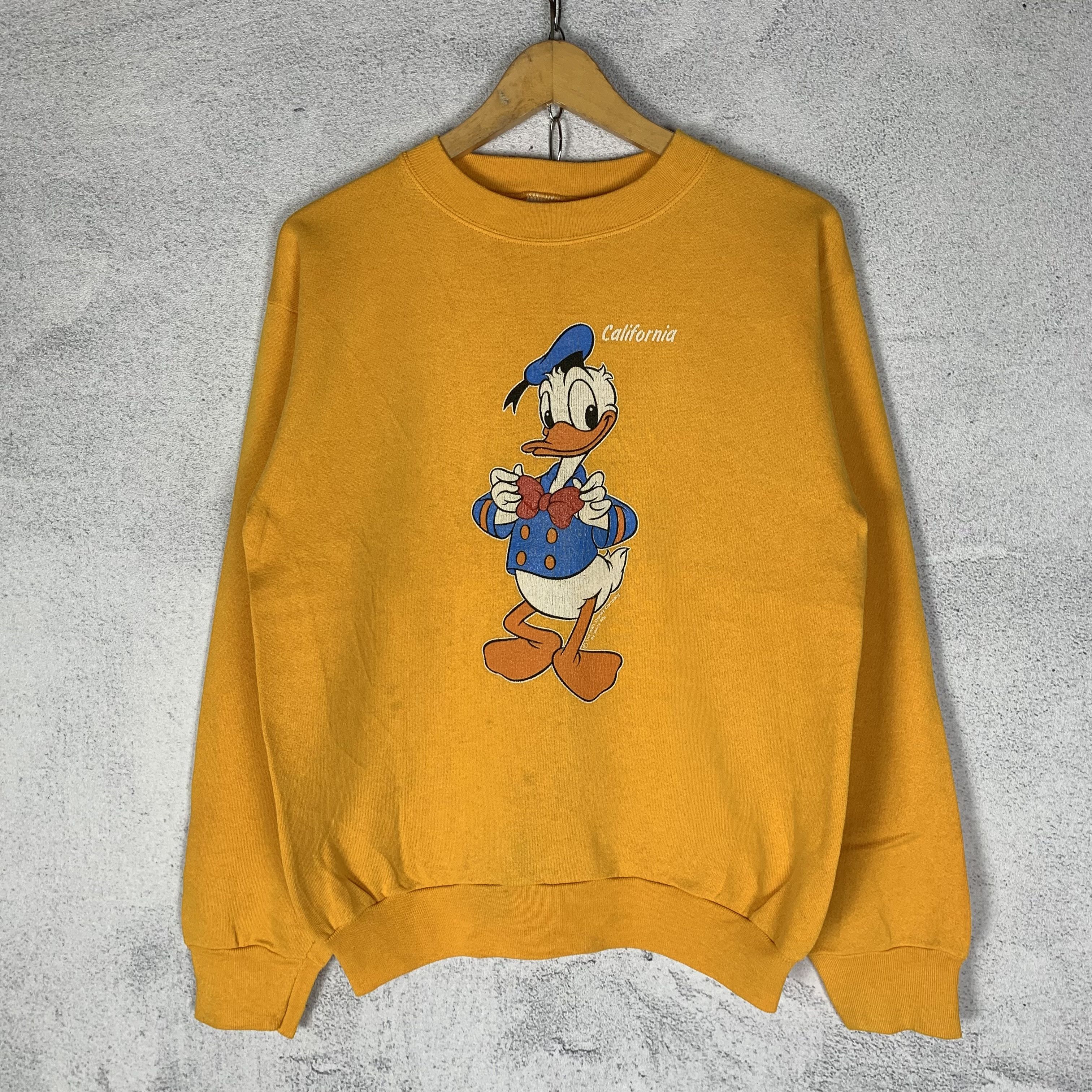 Disney Vintage Donald Duck Disney Sweatshirt Crewneck Size US S / EU 44-46 / 1 - 1 Thumbnail