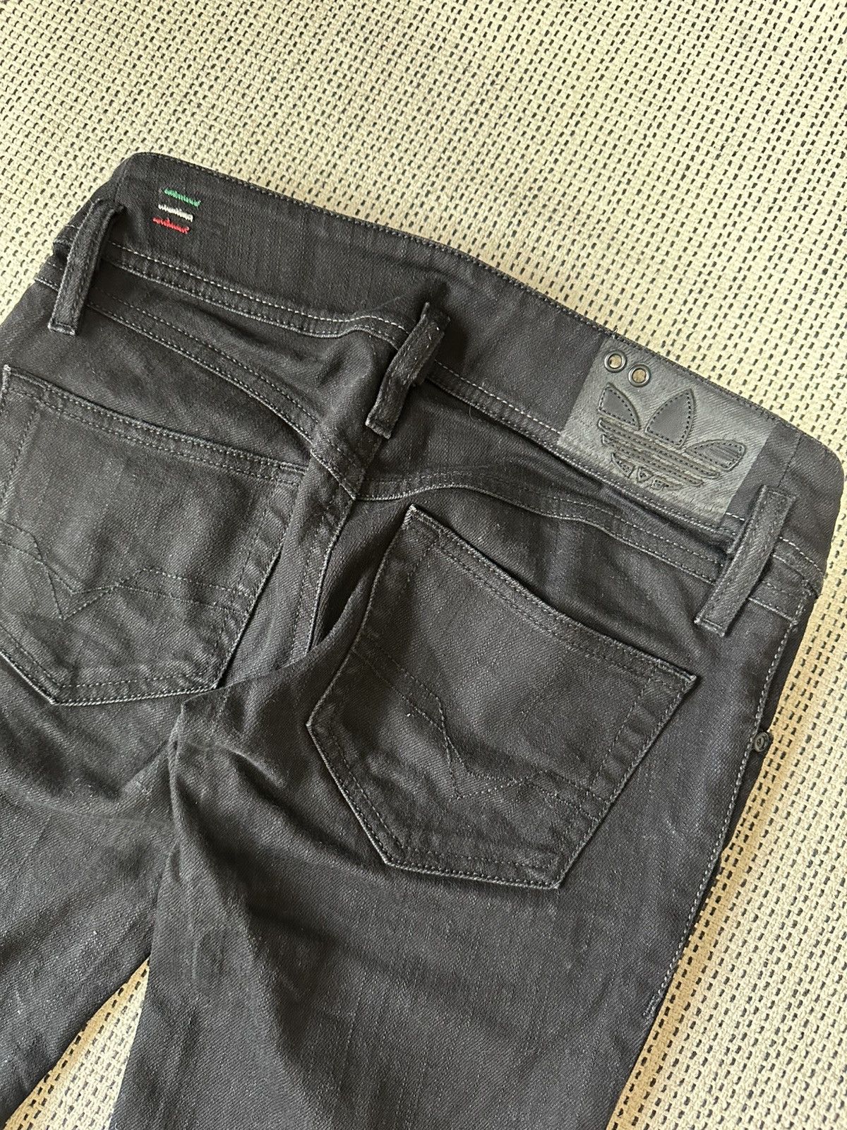 Adidas × Diesel Vintage Diesel x Adidas Skinny Jeans Size US 26 / EU 42 - 5 Thumbnail