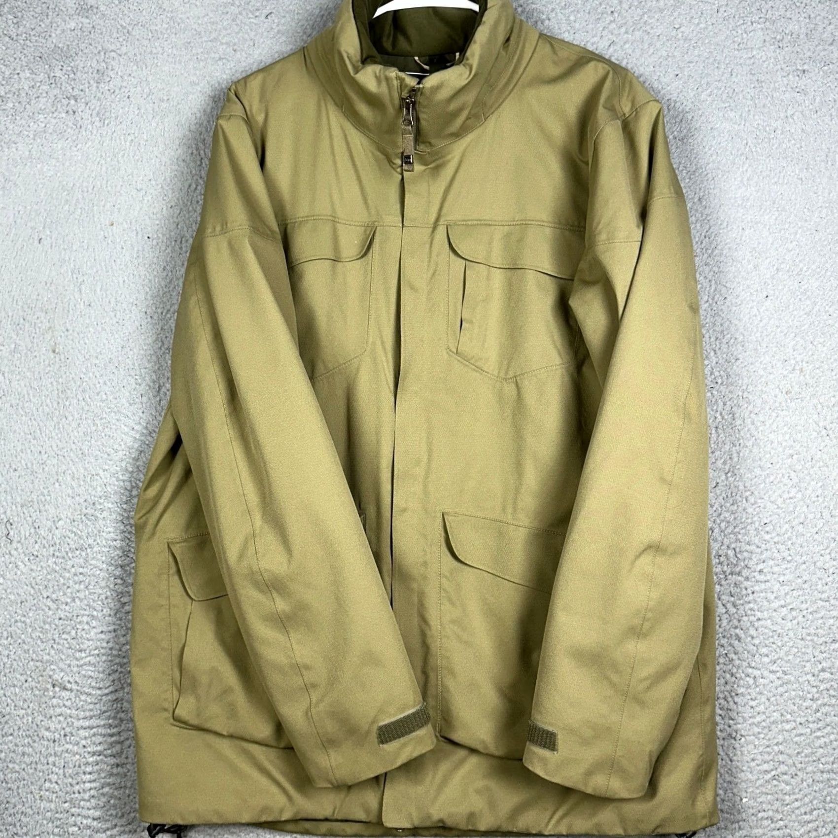 Vintage REI Jacket Mens Large Olive Green Insulated Field Military Zip Pocket Size US L / EU 52-54 / 3 - 2 Thumbnail