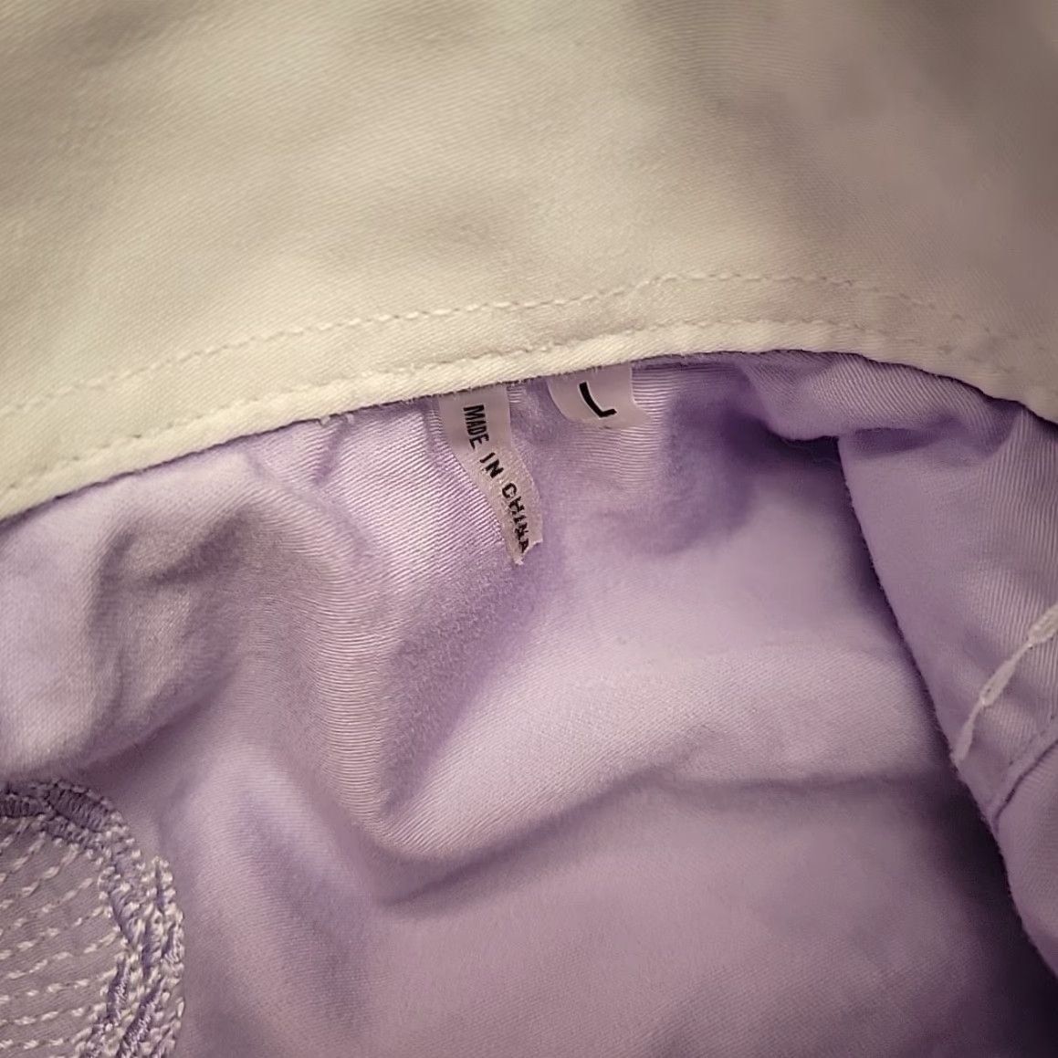 BUGATCHI Bugatchi Shirt Men L Lavender Shaped Fit Embroidered Logo Button Up Dress Cotton Size 42R - 5 Thumbnail