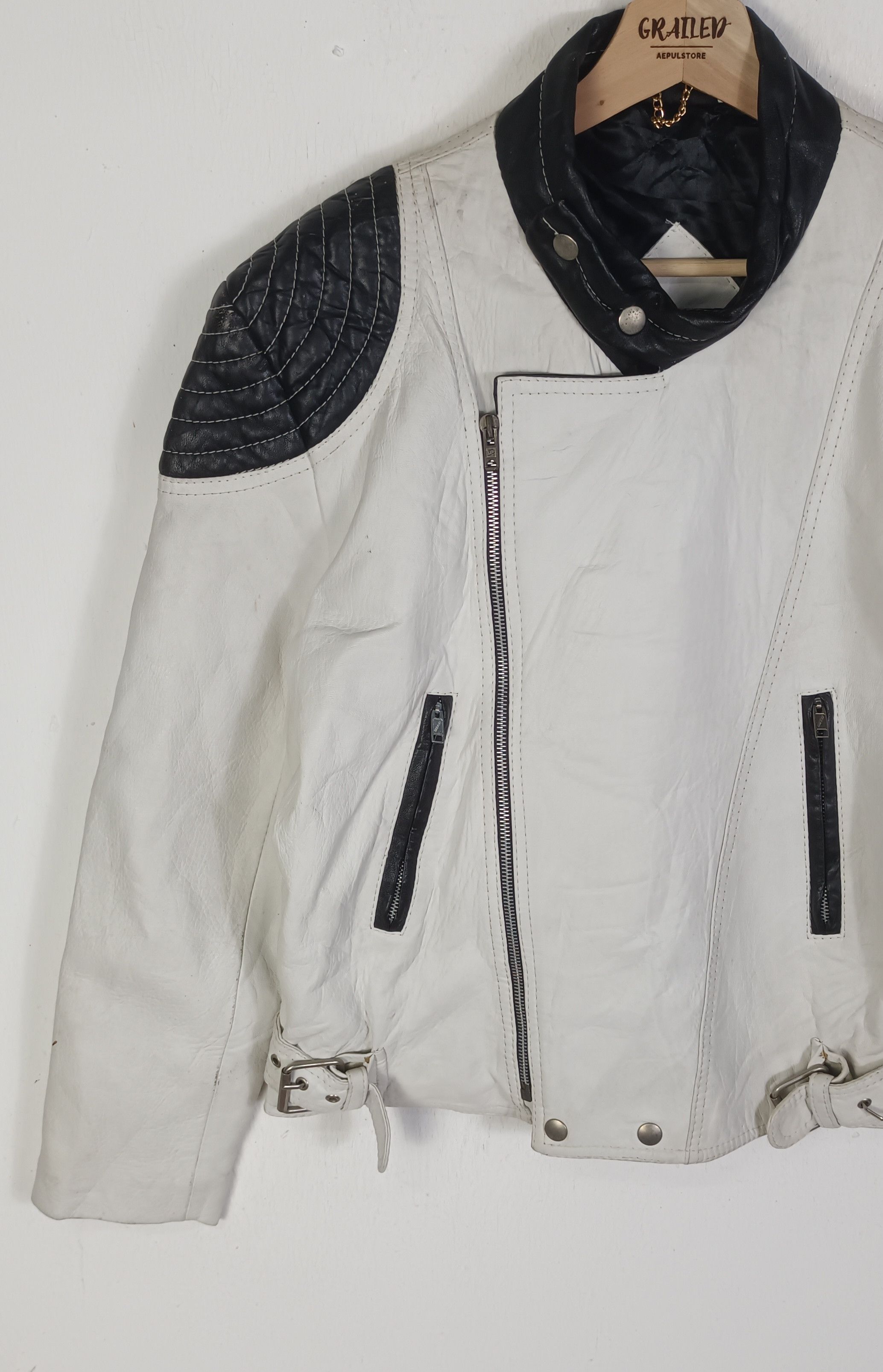 Designer RAMIHILO Biker Leather Jacket Spain Designer Size US M / EU 48-50 / 2 - 4 Thumbnail