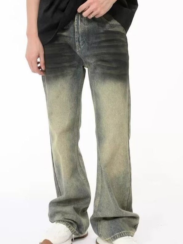 Japanese Brand × Jean Retro straight leg high street jeans Size US 32 / EU 48 - 1 Thumbnail