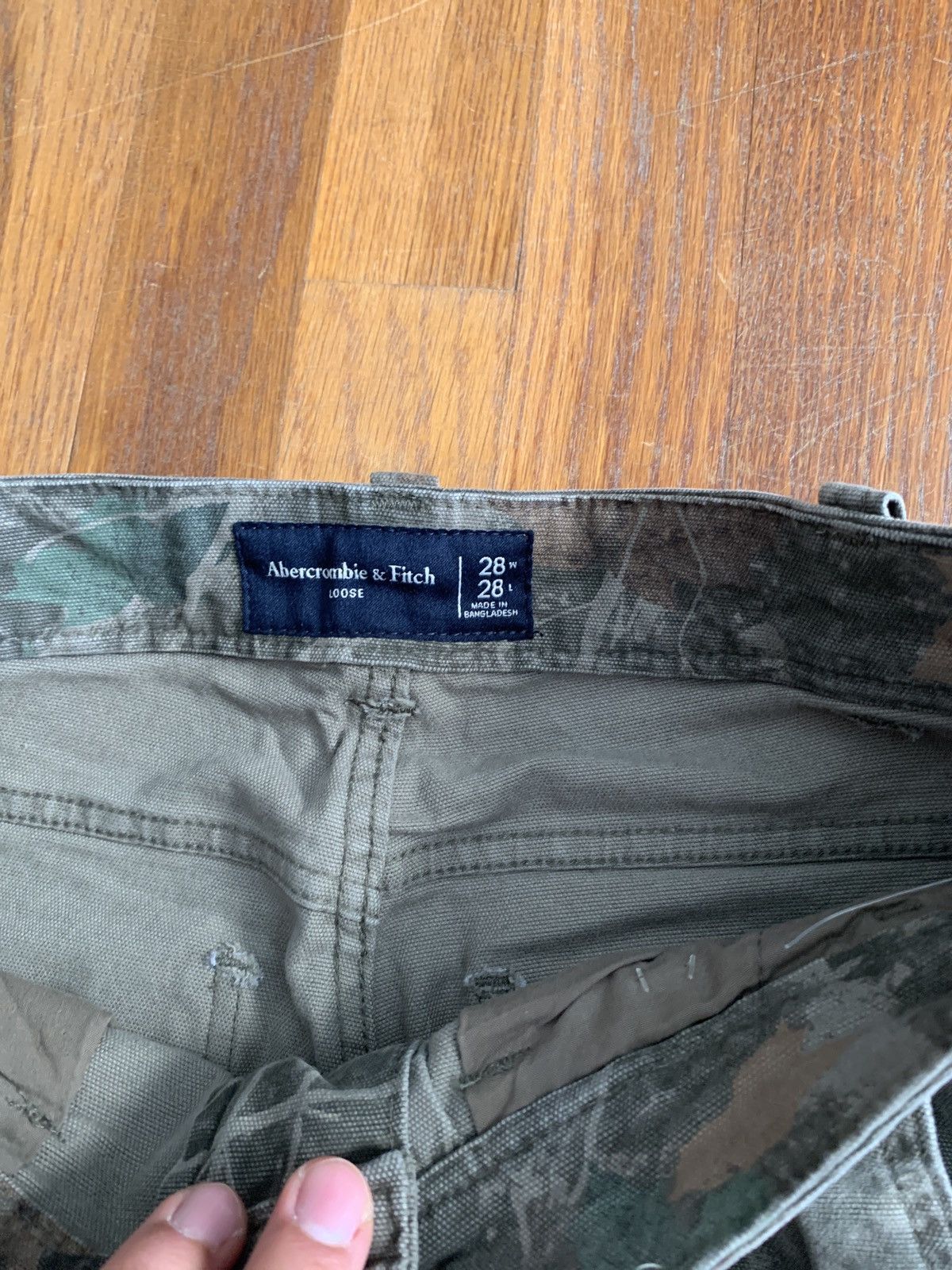 Abercrombie & Fitch × Vintage camo carpenter pants Size US 28 / EU 44 - 5 Thumbnail