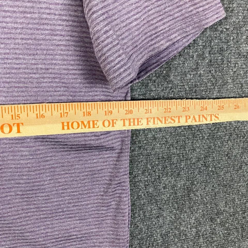 Other 32 Degrees Cool Polo Men's Large Striped Purple Polyester L Size US L / EU 52-54 / 3 - 3 Thumbnail