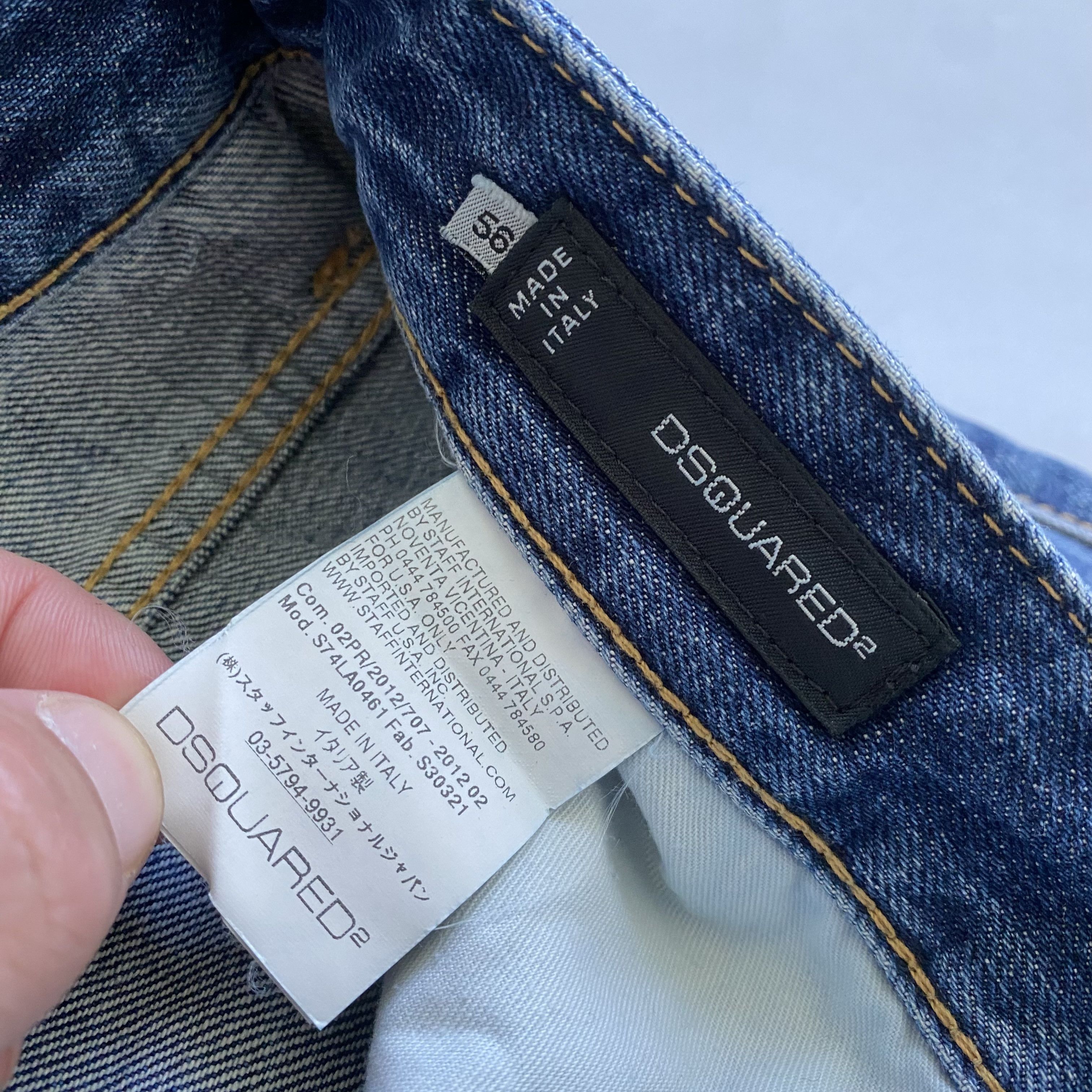 Dsquared2 Dsquared denim short Jeans slim Y2K Size US 40 / EU 56 - 6 Thumbnail