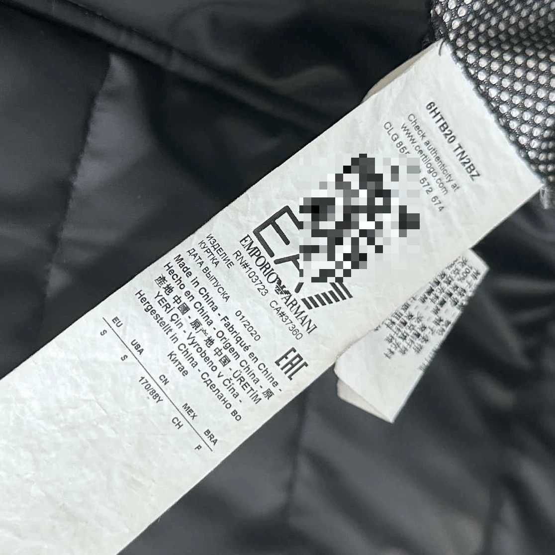 Armani ARMANI black down jacket size S Size S / US 4 / IT 40 - 5 Thumbnail