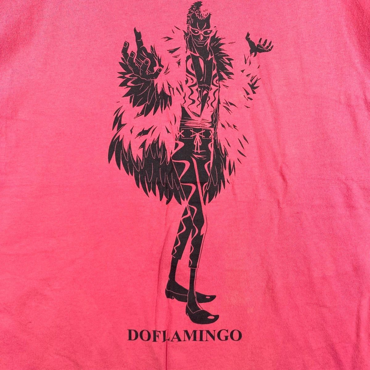 Anime One Piece DOFLAMINGO Character Anime Graphic Tee Shirt Size US XL / EU 56 / 4 - 2 Thumbnail