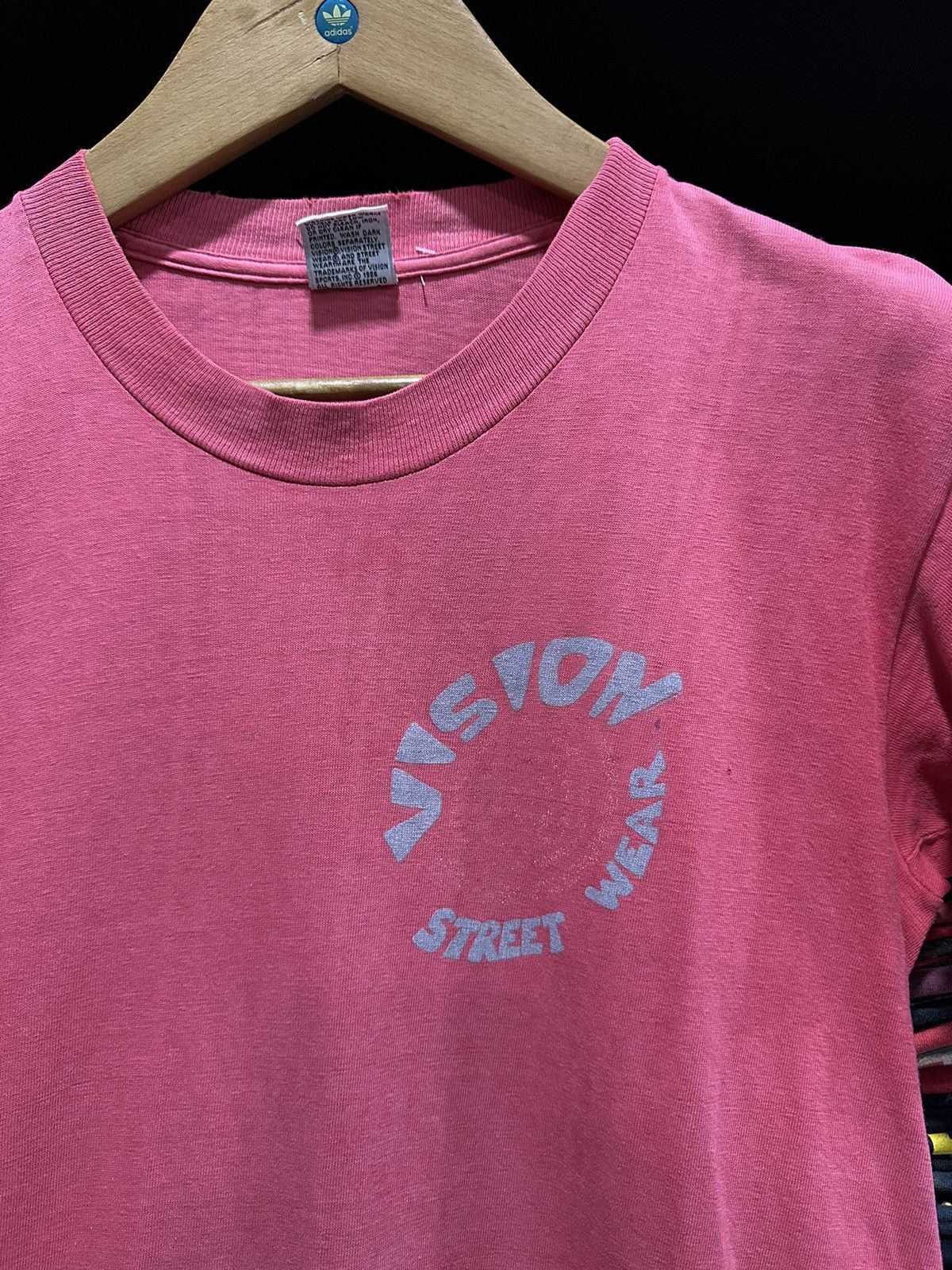 Vintage Vintage 80s Vision Streerwear Faded Tee Size US M / EU 48-50 / 2 - 8 Thumbnail