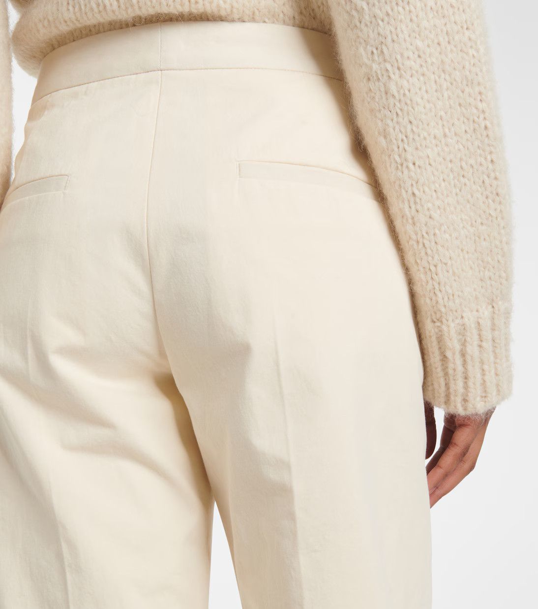 Jil Sander o1y1025 Sweatpant in Cream Size 27" / US 4 / IT 40 - 6 Thumbnail