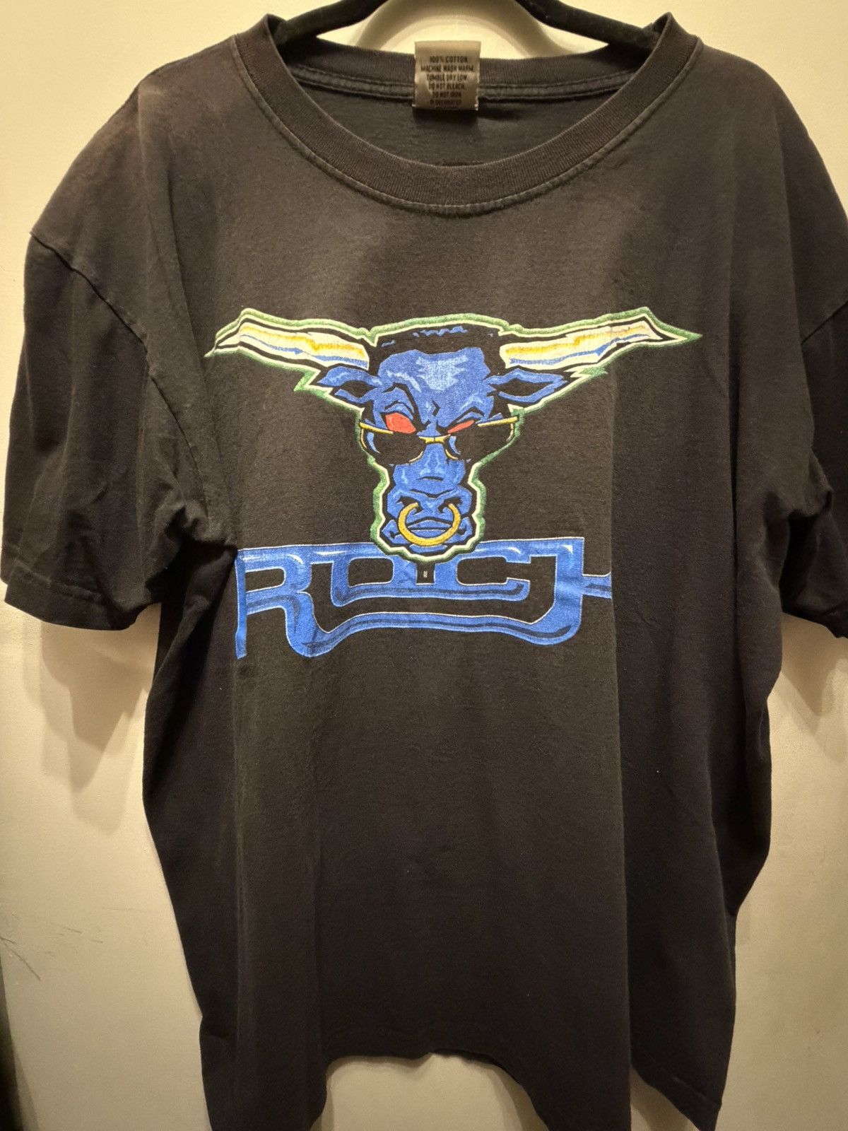 Vintage Vintage 90s/Y2K Boot WWF The Rock Shirt Size US XL / EU 56 / 4 - 8 Thumbnail