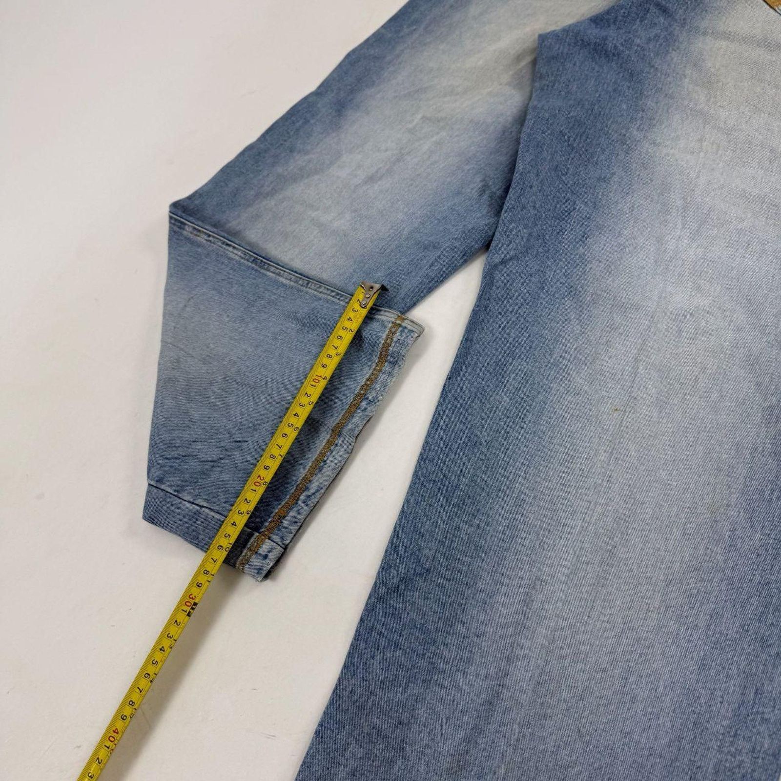 Japanese Brand × Le Grande Bleu (L.G.B.) × Vintage Vintage y2k faded baggy wide leg archive rare skater jeans Size US 36 / EU 52 - 4 Thumbnail