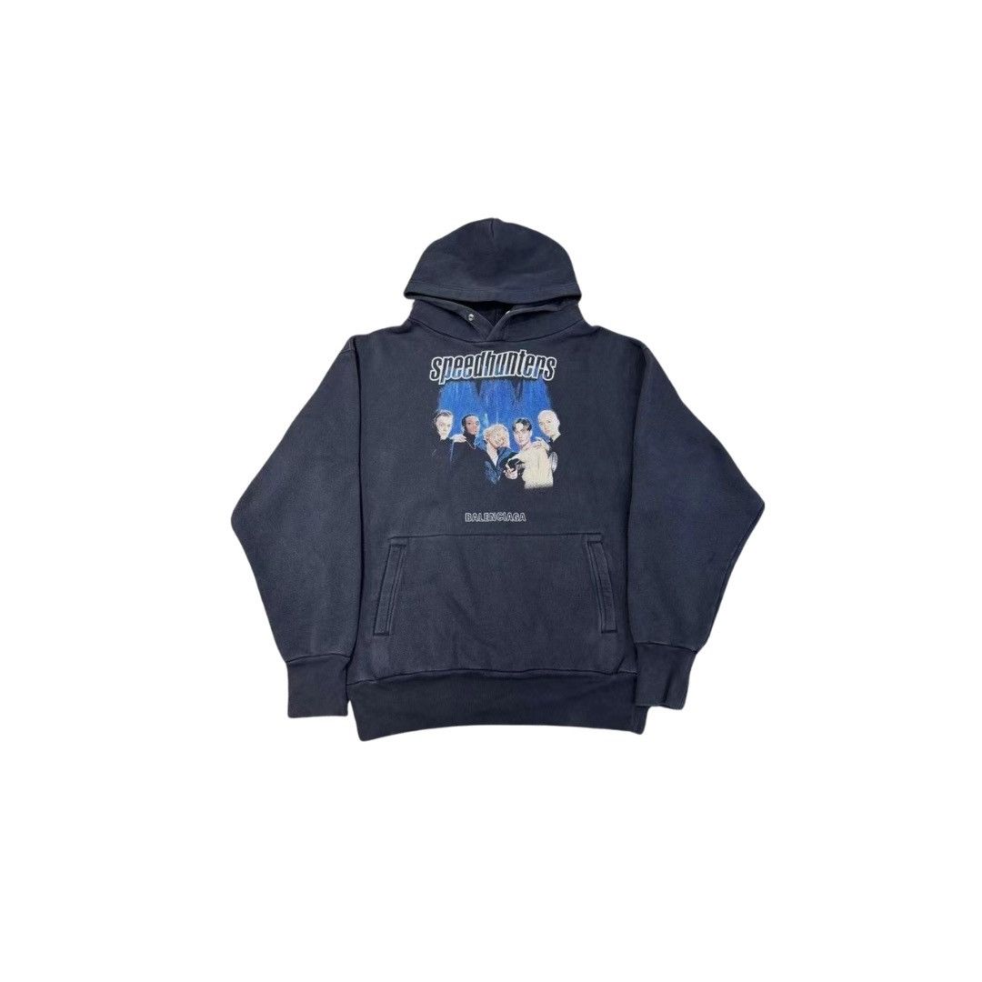 image of Balenciaga Speedhunters Hoodie in Black, Men's (Size Medium)