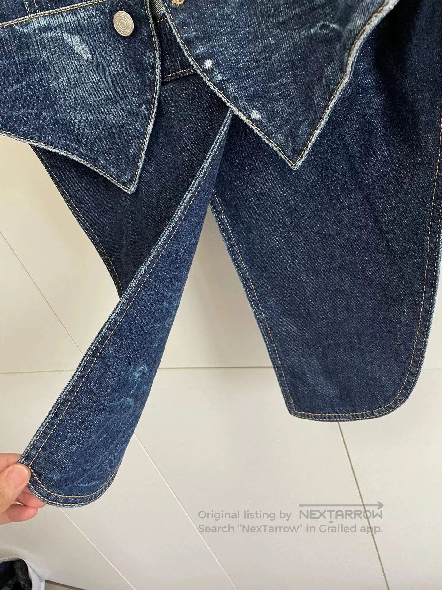 Dsquared2 DSQUARED2 Tuxedo Design Denim Vest. Size US S / EU 44-46 / 1 - 6 Thumbnail