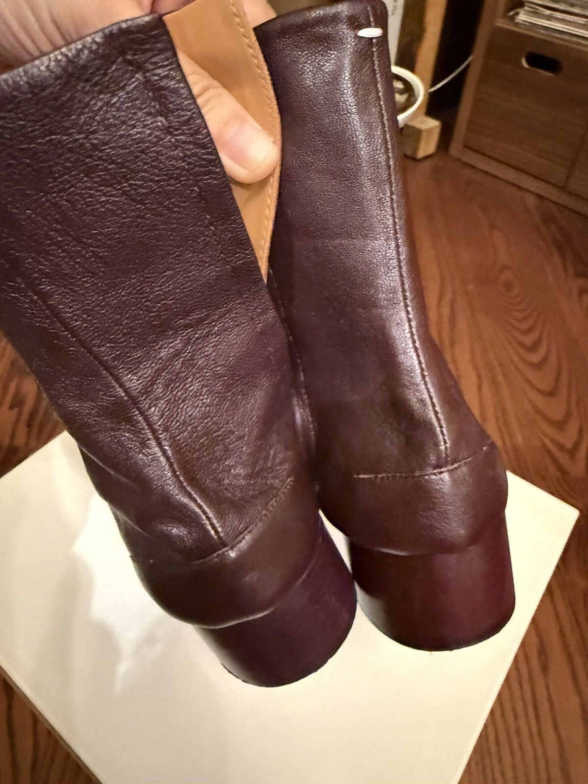 Maison Margiela Masion margiela dark purple tabi boot EU40 Size US 9 / IT 39 - 4 Thumbnail