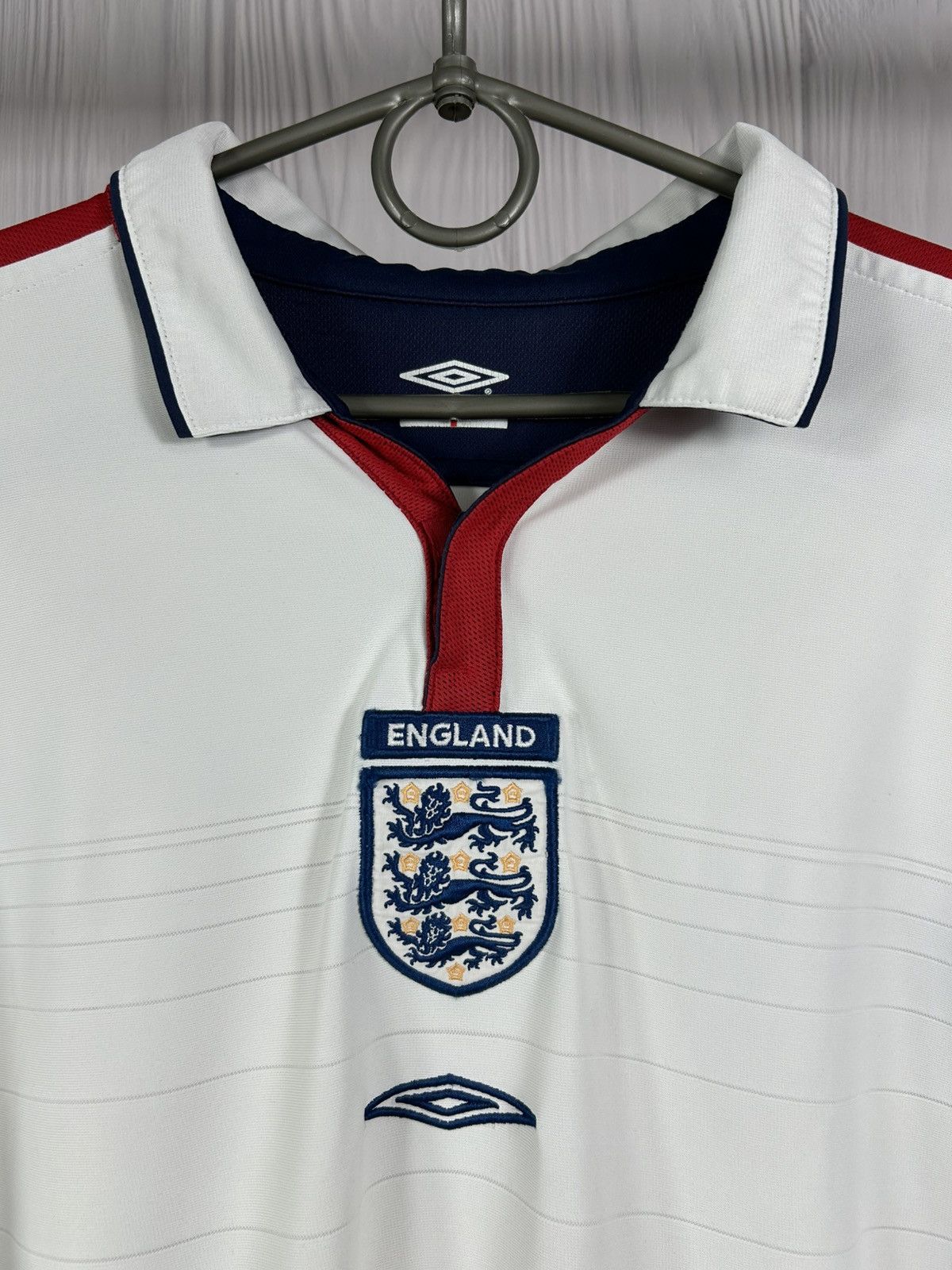Umbro England Home Football Shirt 2003/05 Adults Large Umbro Size US L / EU 52-54 / 3 - 5 Thumbnail