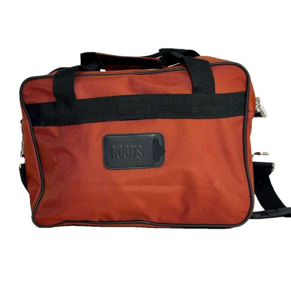 Roots Vintage Roots Orange Canvas Laptop Weekender Shoulder Strap Size ONE SIZE - 2 Thumbnail