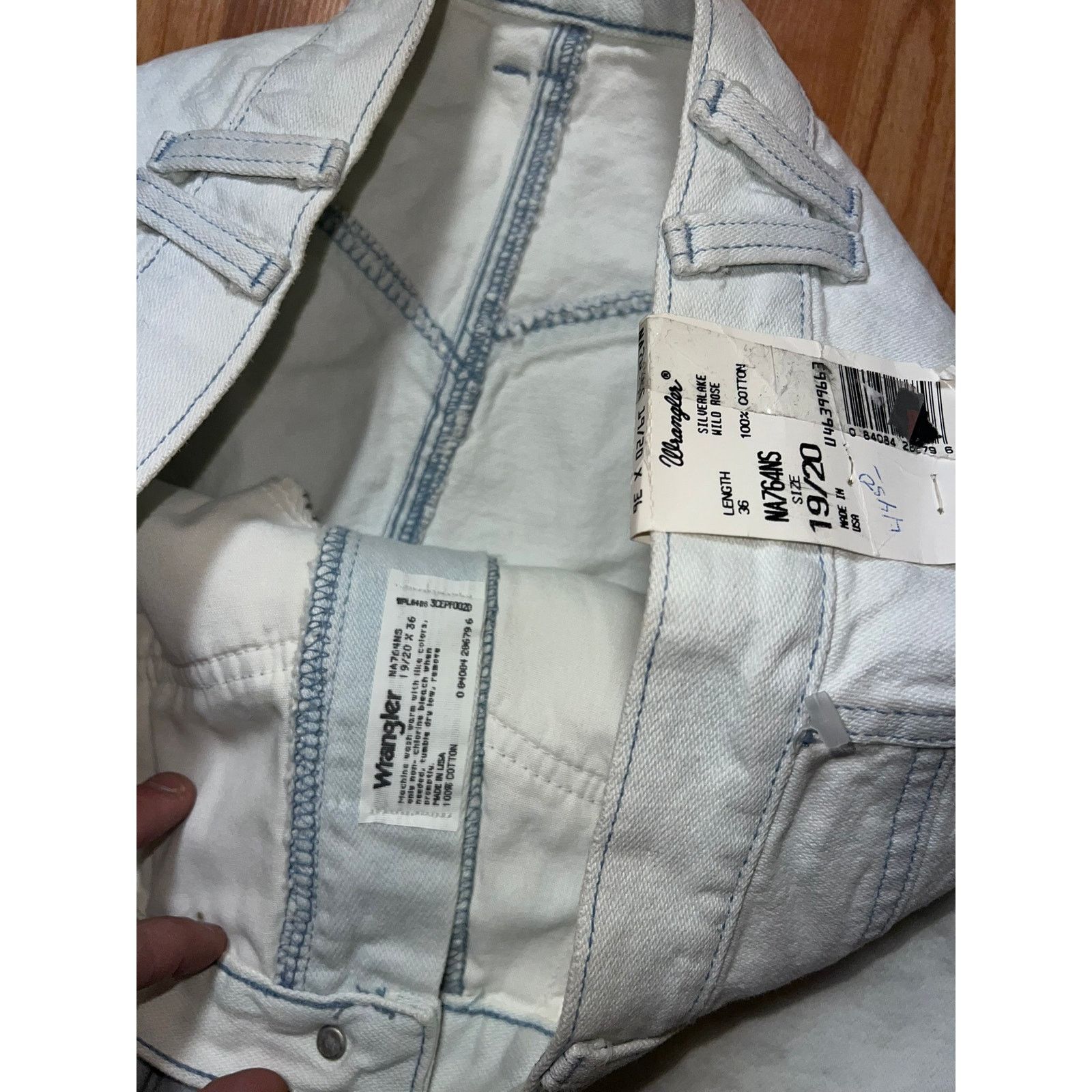 Wrangler Vintage Womens Wrangler Silverlake Jeans Wild Rose Size 40" / US 18 - 7 Thumbnail