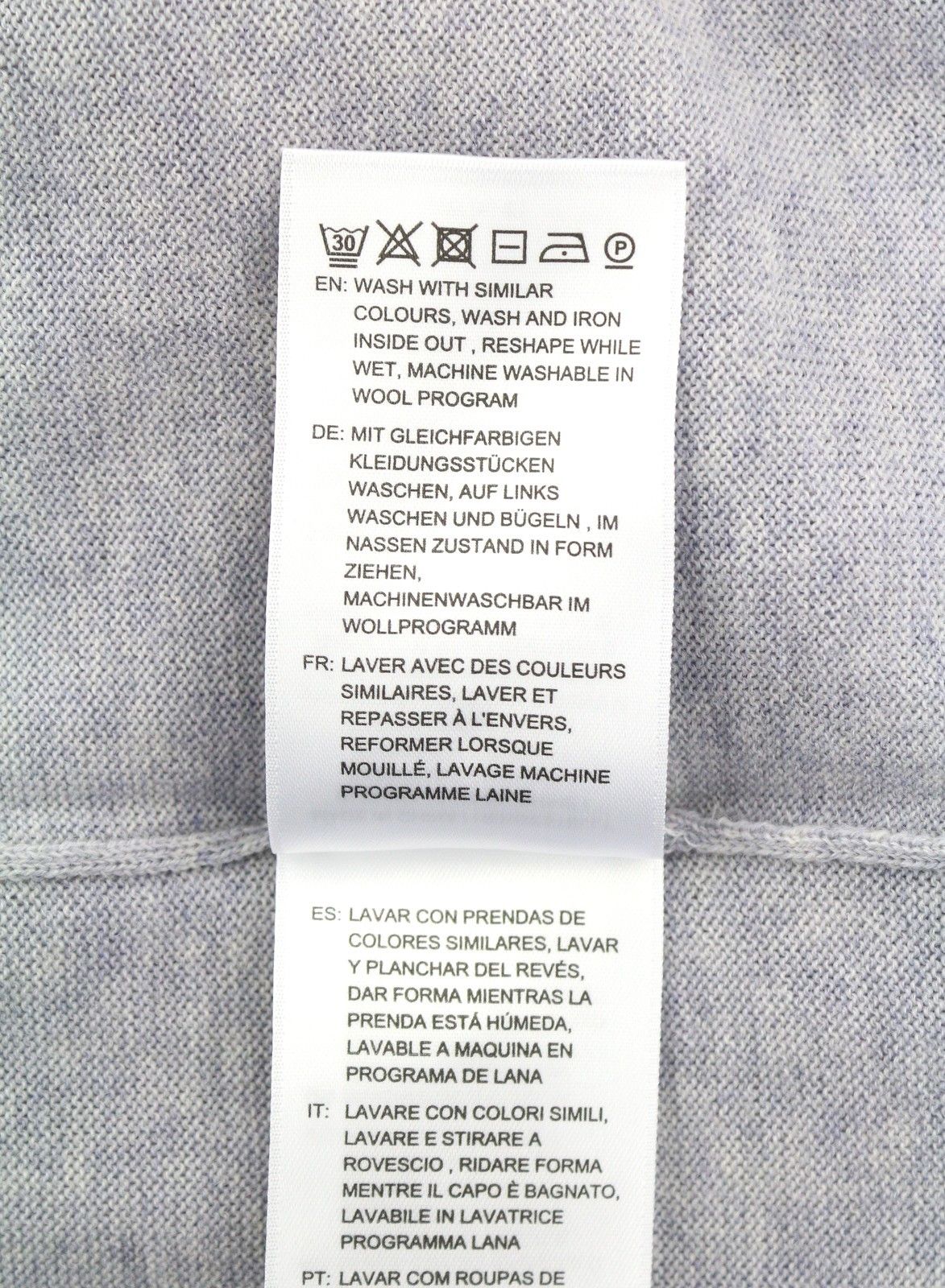 Gant WASHABLE MERINO CARDIGAN XL Light Grey Tight 88099 Size XL / US 12-14 / IT 48-50 - 9 Thumbnail