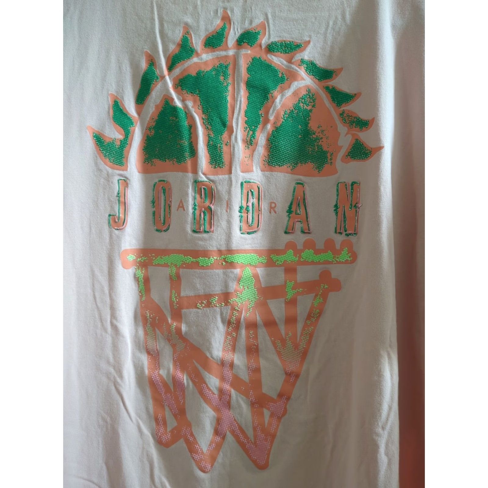 Jordan Brand Air Jordan Women's 3X Peach Graphic T-Shirt Jordan Shirt Women 3XL Peach Long Sleeve? Size XXL / US 16-18 / IT 52-54 - 4 Thumbnail