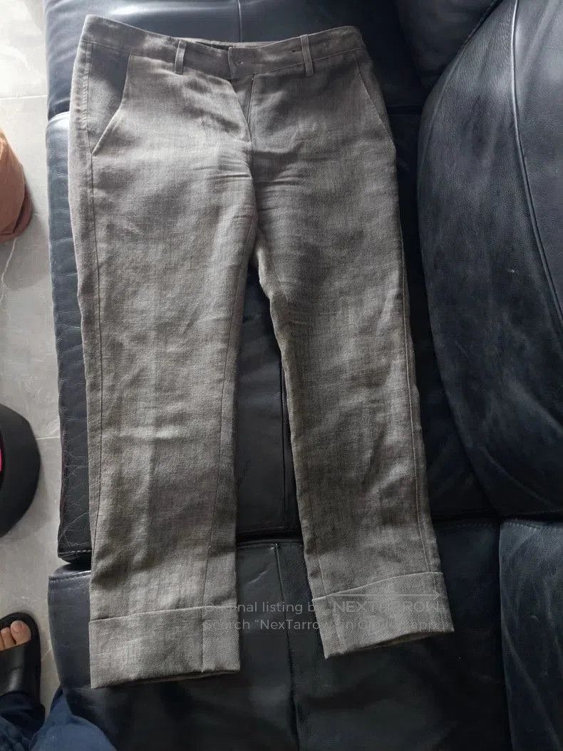 Ann Demeulemeester Ann Demeulemeester Cropped Wool-Cotton Jeans. Size US 38 / EU 54 - 1 Thumbnail