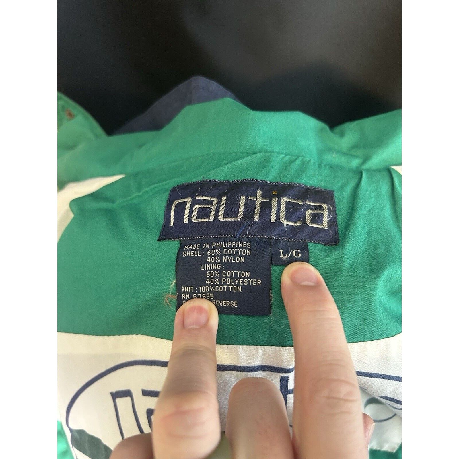 Nautica Men’s Nautica Competition Vintage Rare Hooded Jacket L Size US L / EU 52-54 / 3 - 7 Thumbnail