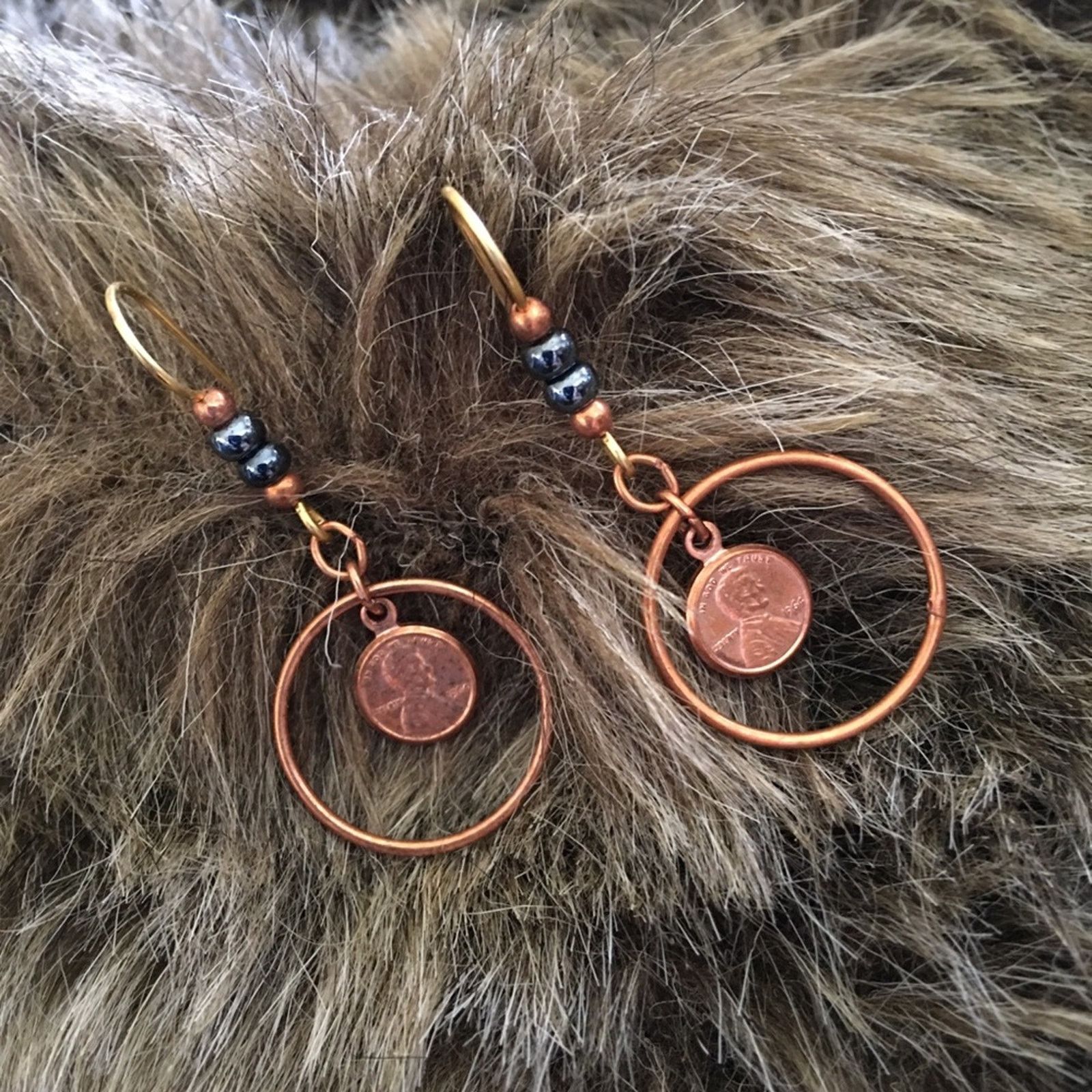 Jewelry Handmade Arlene’s Southwest copper penny earrings Size ONE SIZE - 3 Thumbnail