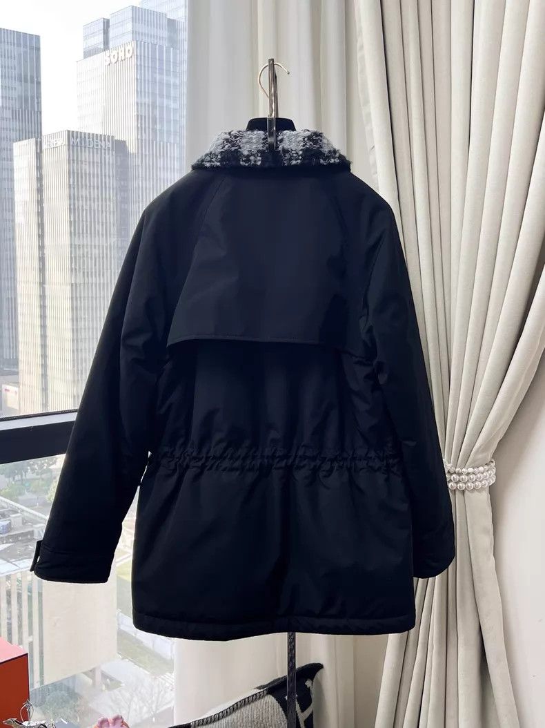 Chanel Chanel Black stitching black and gray plaid lapel waist do Size XS / US 0-2 / IT 36-38 - 3 Thumbnail
