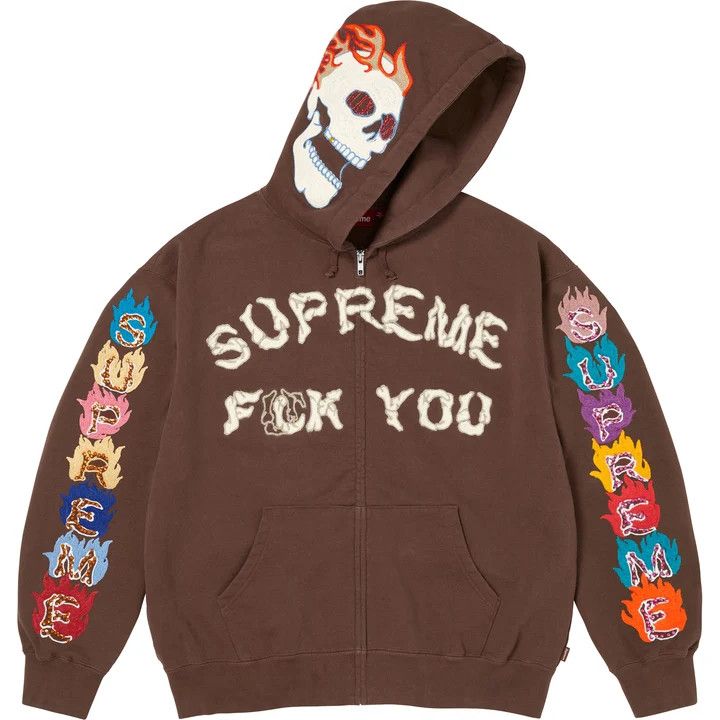 Supreme × Undercover Supreme Undercover Black Zip Up Hoodie