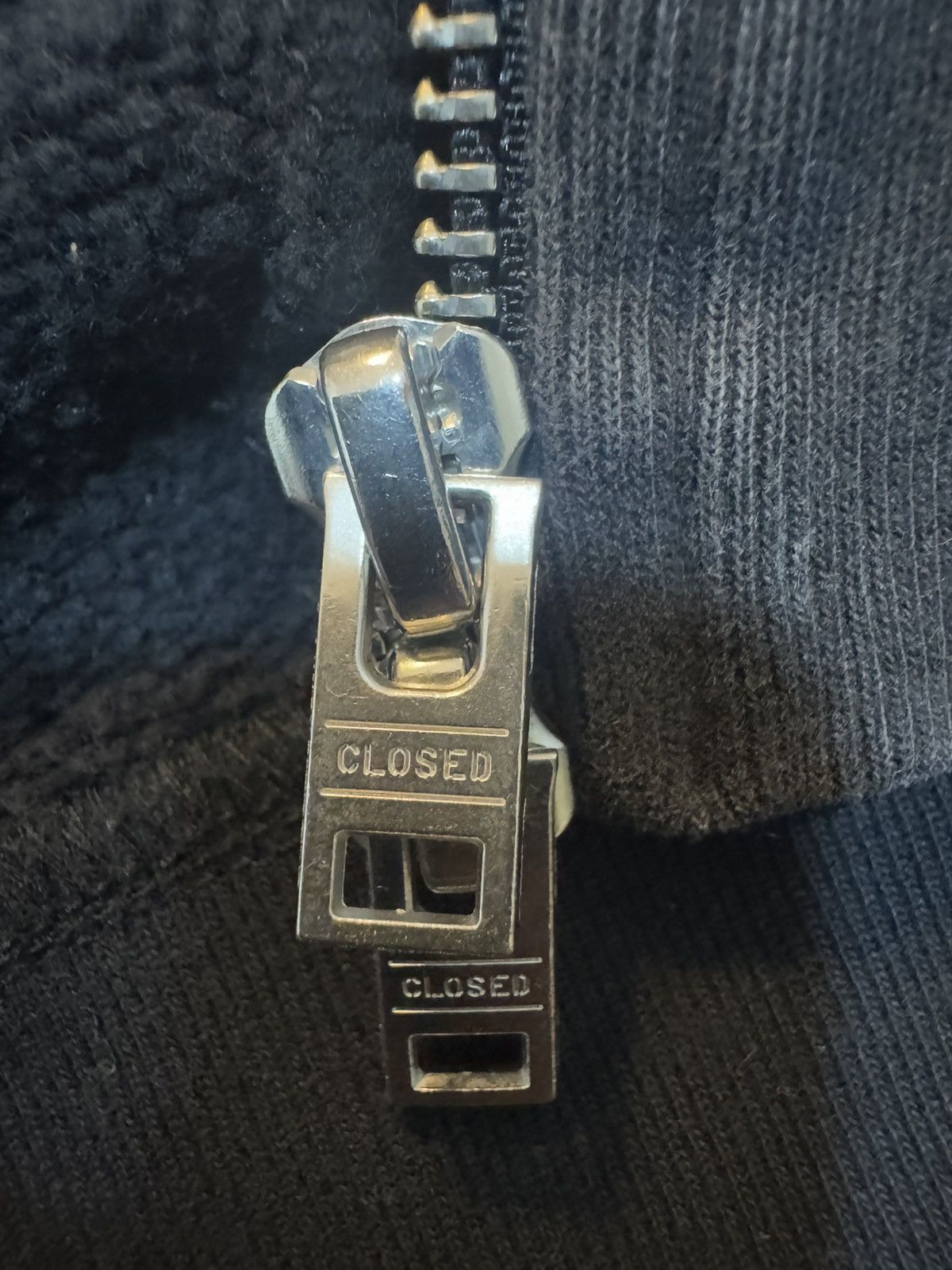 CLOSED × Vintage Closed Faded Black Rare Design Zipper Hoodie Size US M / EU 48-50 / 2 - 8 Thumbnail