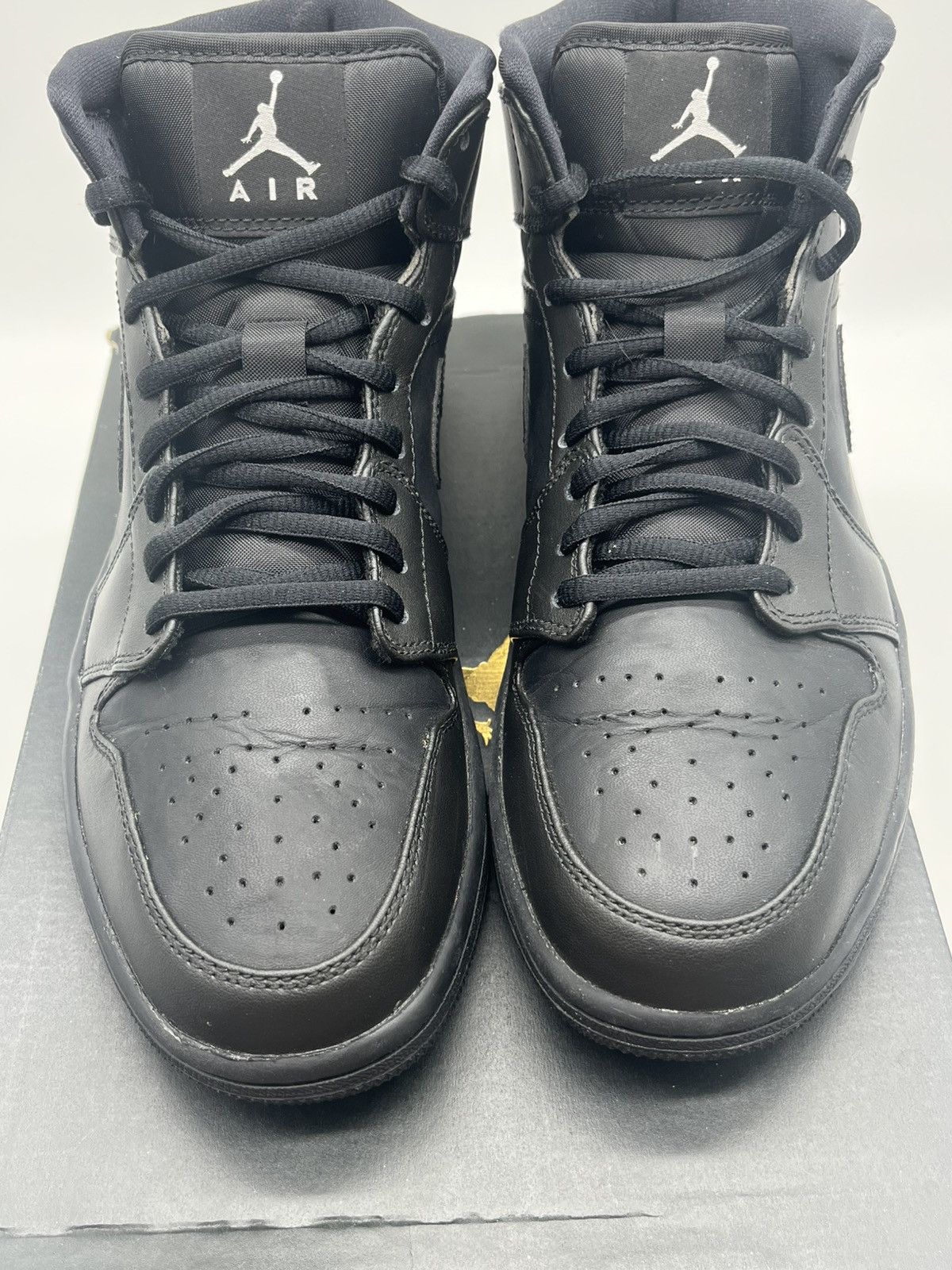 Jordan Brand Jordan 1 Mid triple black size 8.5 Size US 8.5 / EU 41-42 - 4 Thumbnail