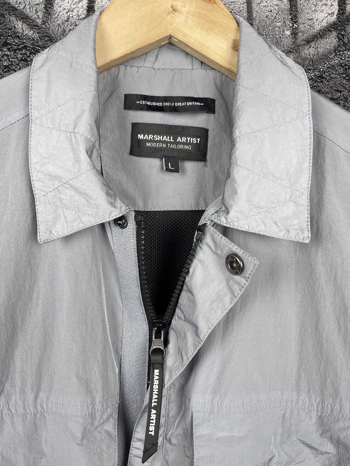 Marshall Artist Marshall Artist Casual Chrome Nylon Overshot Jacket Size L Size US L / EU 52-54 / 3 - 9 Thumbnail
