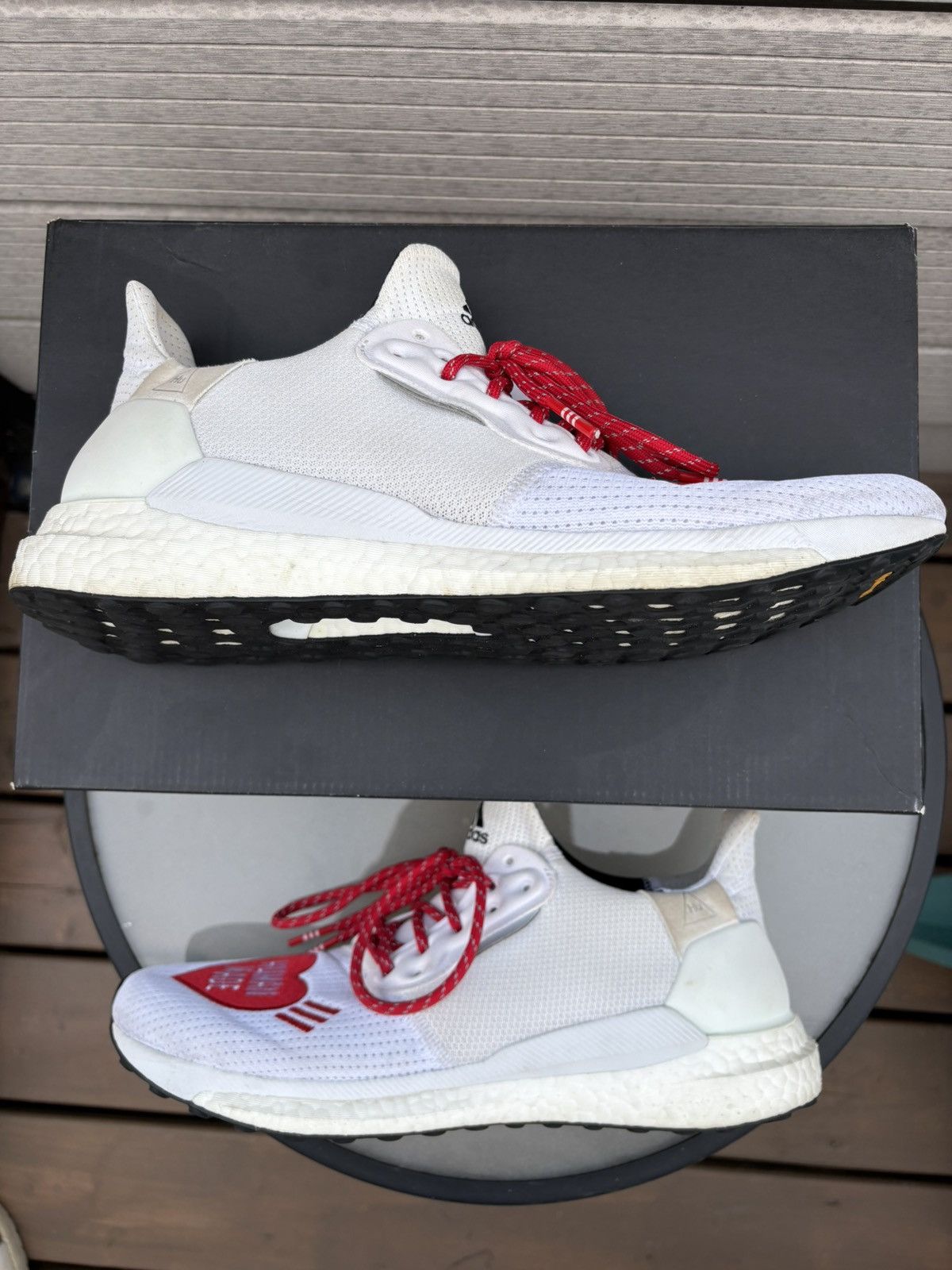 Adidas × Pharrell Human made Solarhu redheart 🗣️Final price 🗣️ Size US 11 / EU 44 - 4 Thumbnail
