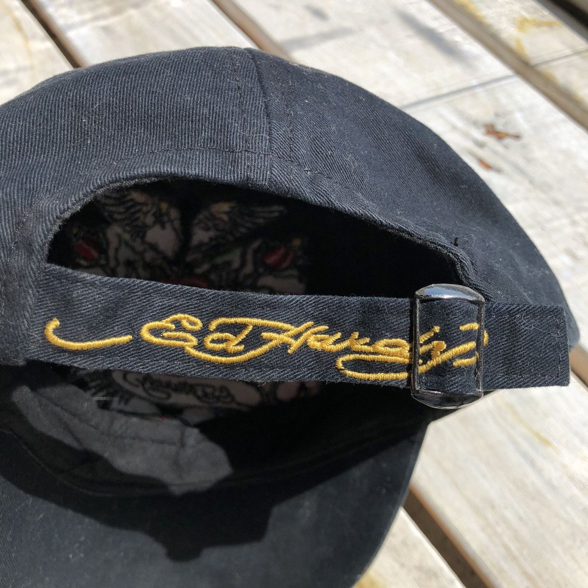Designer × Ed Hardy × Vintage Vintage Ed Hardy Big Logo Cap Size ONE SIZE - 5 Thumbnail