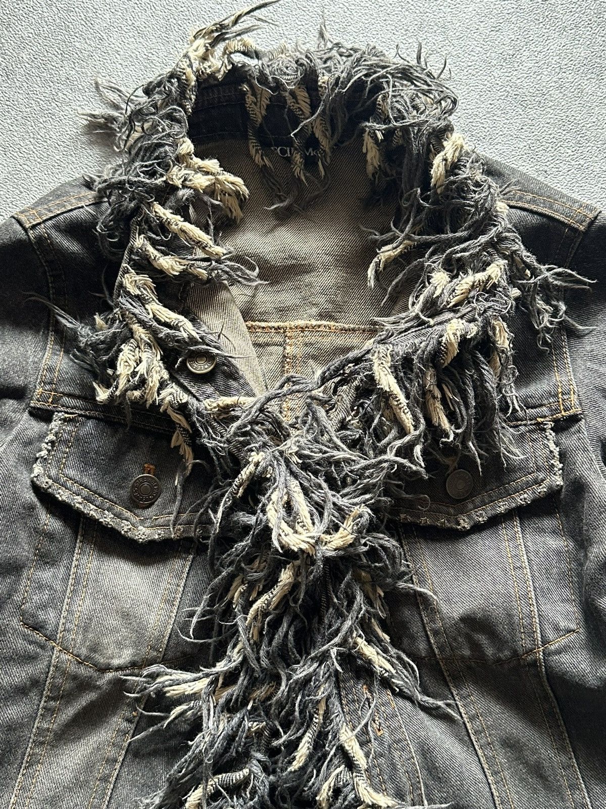 Hysteric Glamour 90s Japanese Fringe Denim Jacket LGB if six was nine style Size US S / EU 44-46 / 1 - 5 Thumbnail