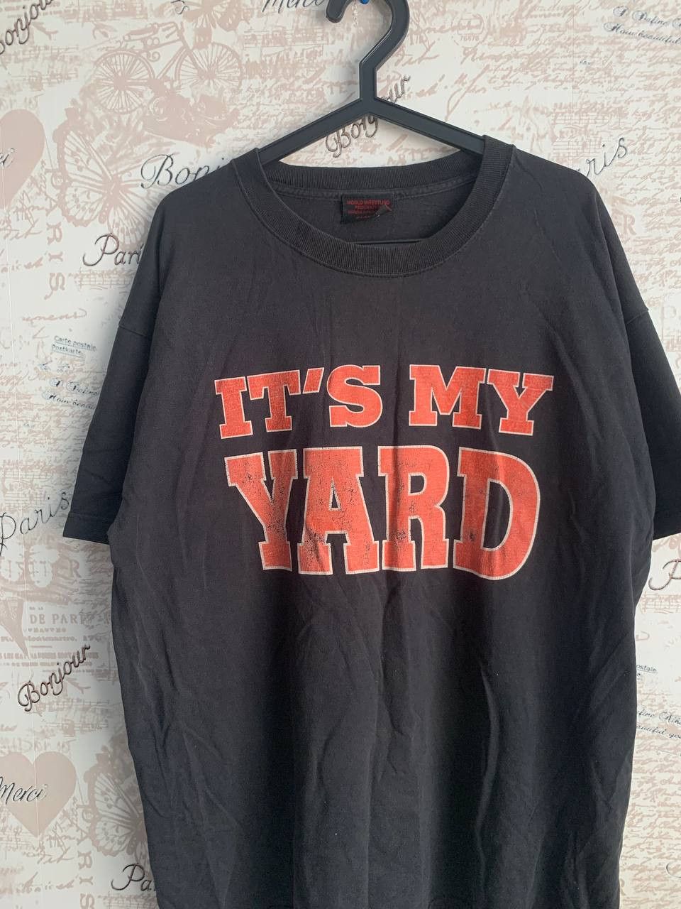 WWF WWE WWF Undertaker vintage t shirt this is my yard Size US XL / EU 56 / 4 - 2 Thumbnail