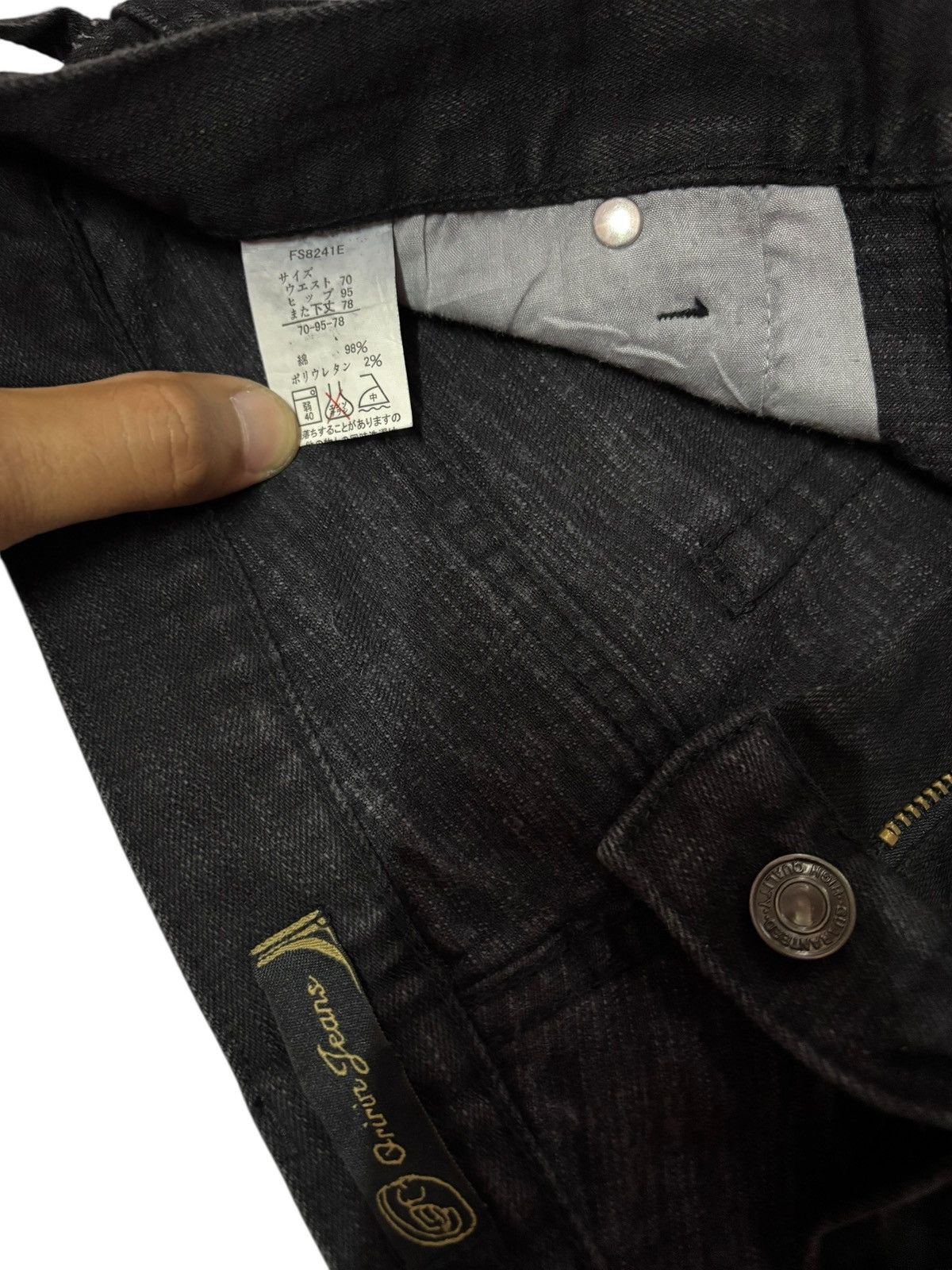 Japanese Brand Vtg Oririn Japan Flared Jeans Size US 31 - 10 Thumbnail
