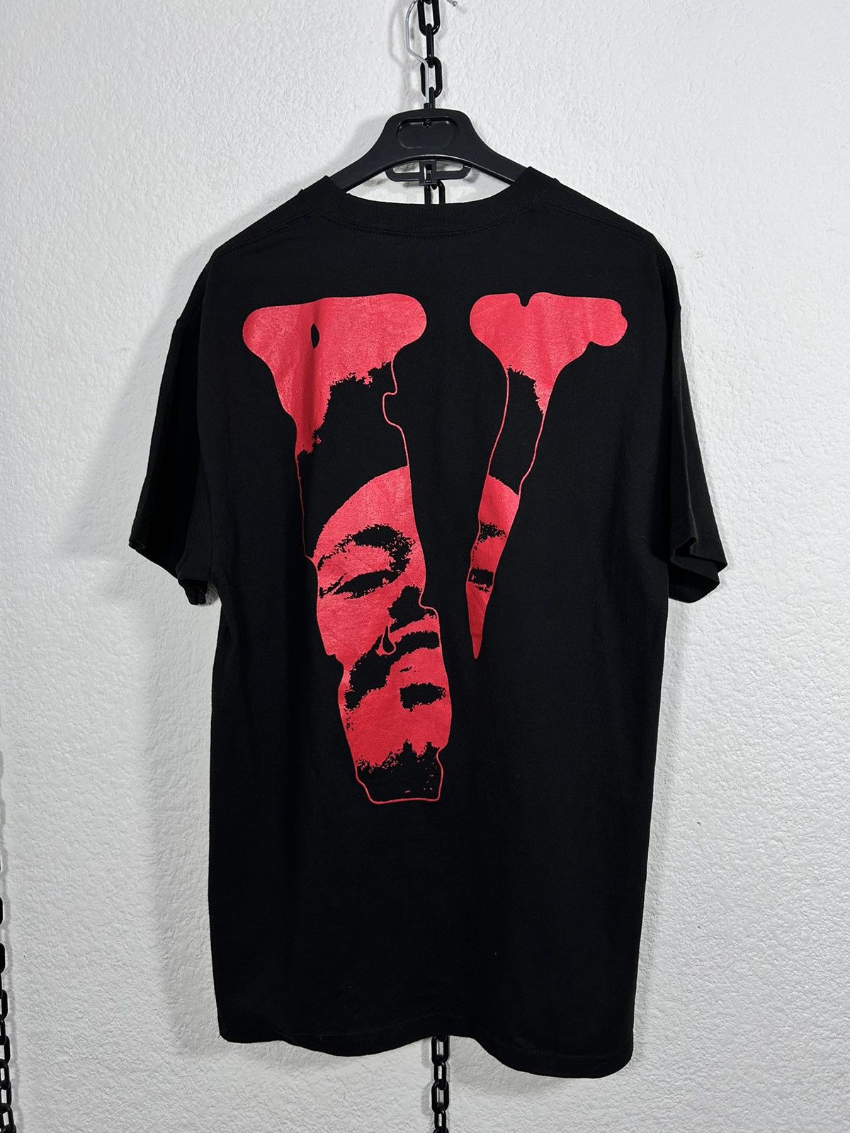 The Weeknd x Vlone After Hours Blood Drip Black Short Sleeve T-Shirt sale