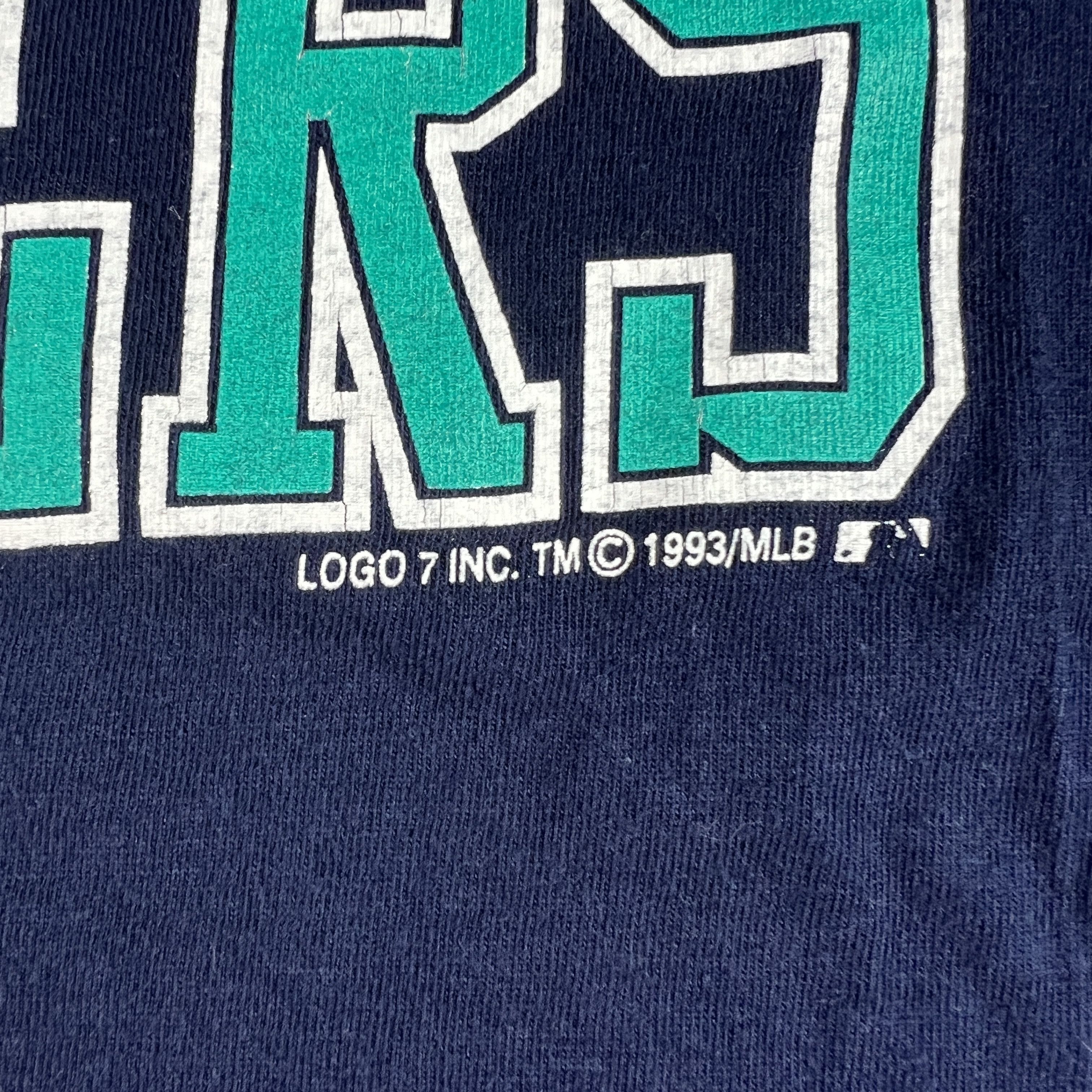 Logo 7 × MLB × Vintage VTG 90s MLB Seattle Mariners Shirt Faded Short Sleeve Tee Size US L / EU 52-54 / 3 - 4 Thumbnail