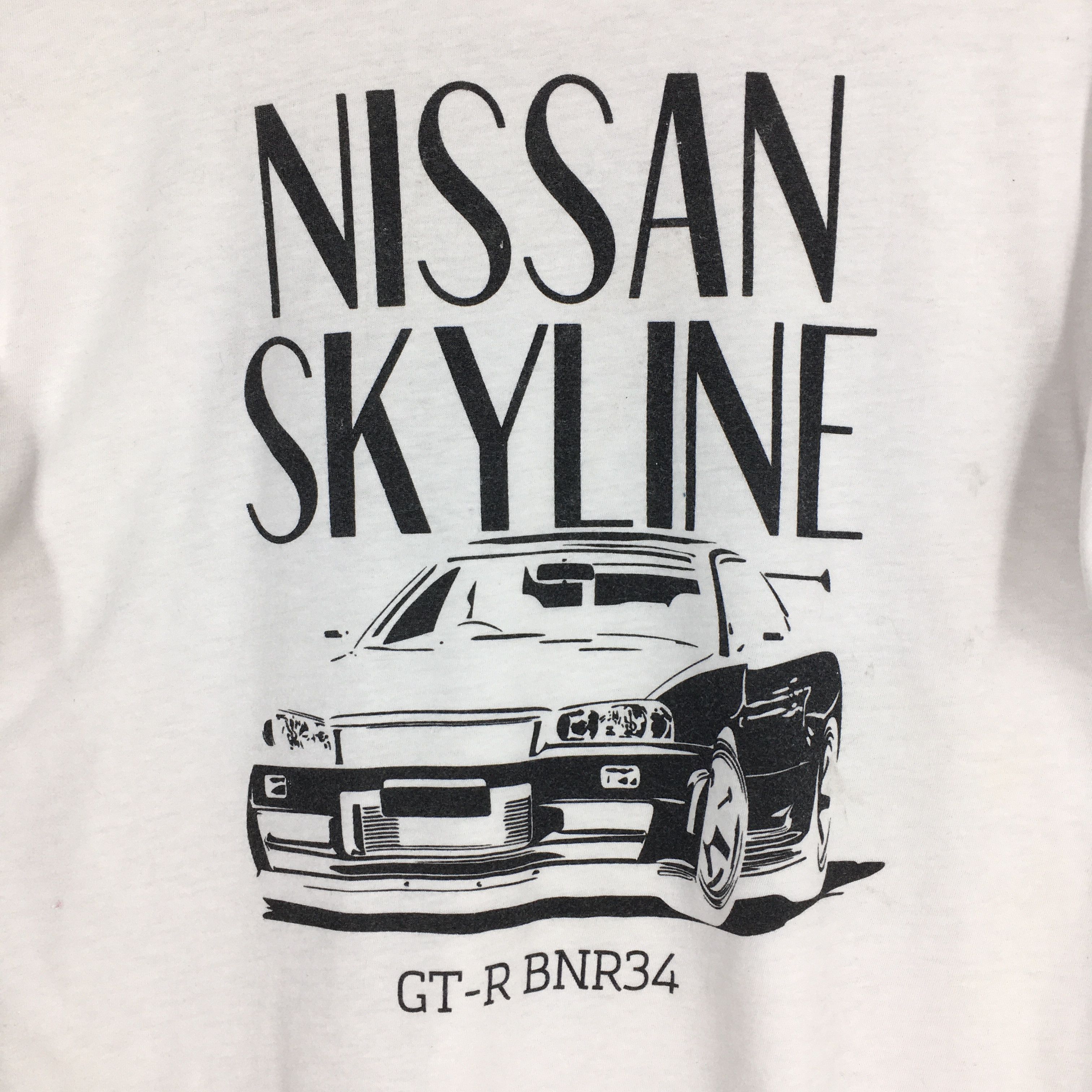 Japanese Brand Vintage Nissan GT-R BNR34 Skyline Racing T shirt Large Size US L / EU 52-54 / 3 - 9 Thumbnail