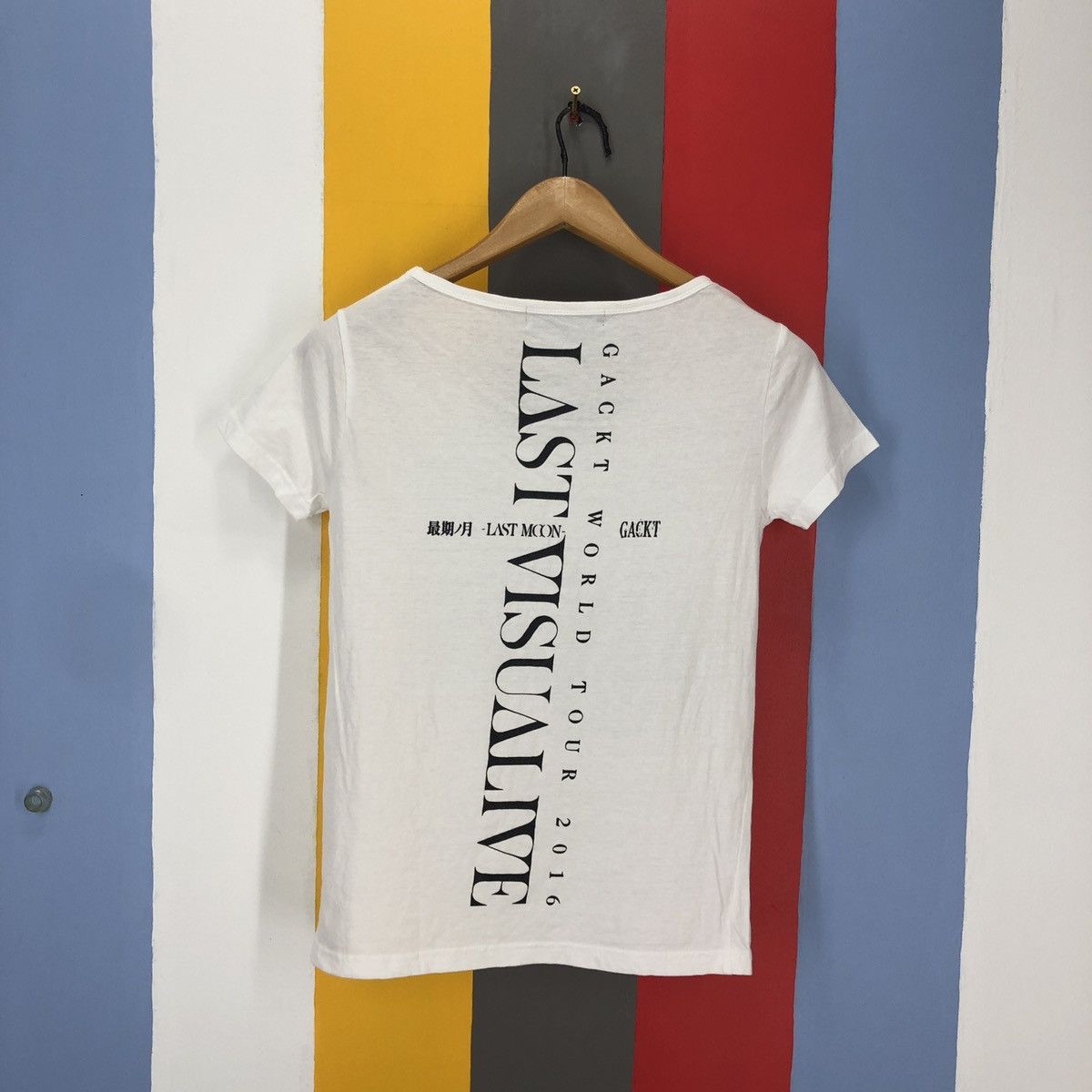 Band Tees LAST VISUALIVE GACKT WORLD TOUR 2016 T Shirt #1504/AZ Size US XS / EU 42 / 0 - 7 Thumbnail