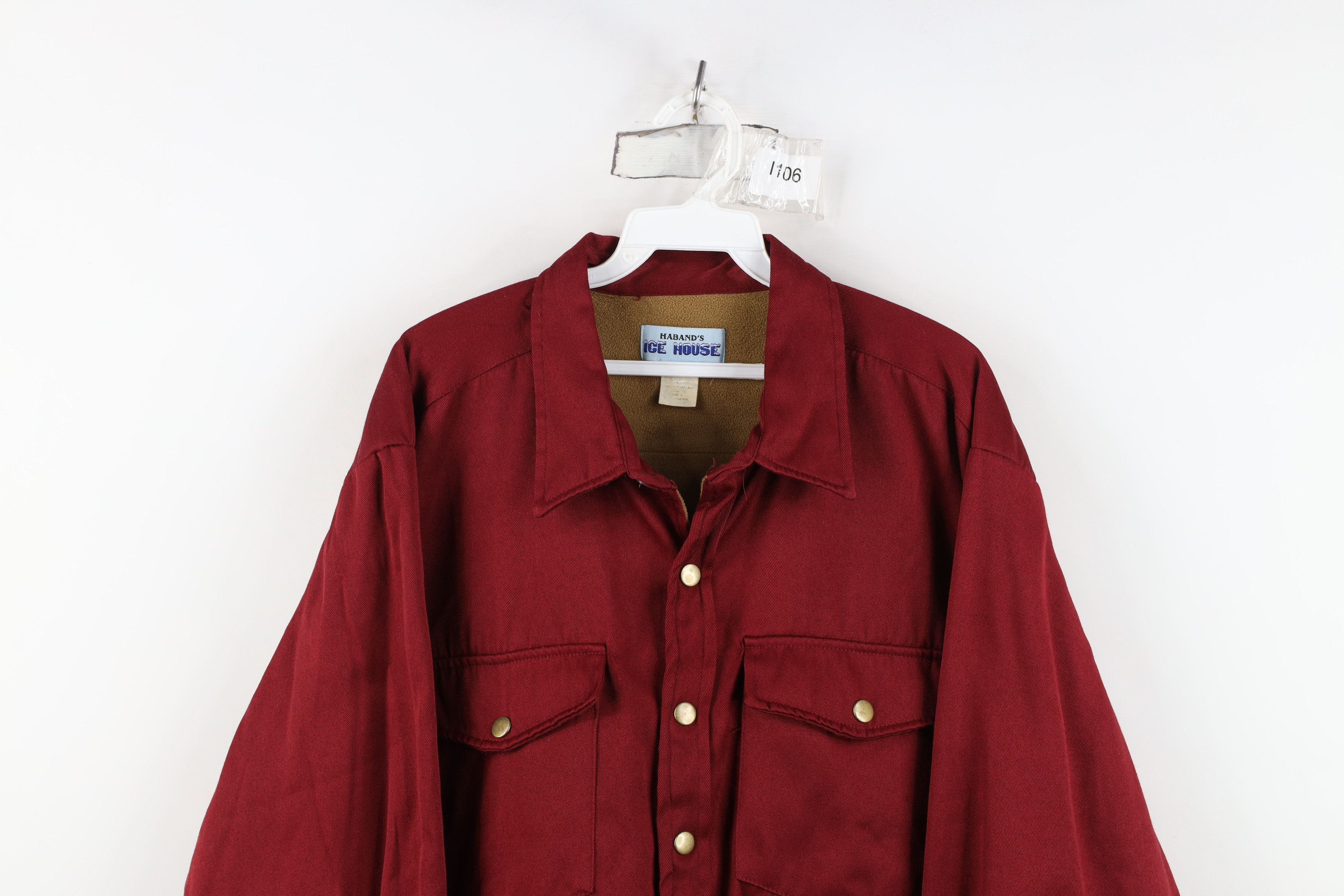 Vintage Vintage 90s Y2K Streetwear Lined Button Shirt Jacket Jac Size US L / EU 52-54 / 3 - 2 Thumbnail
