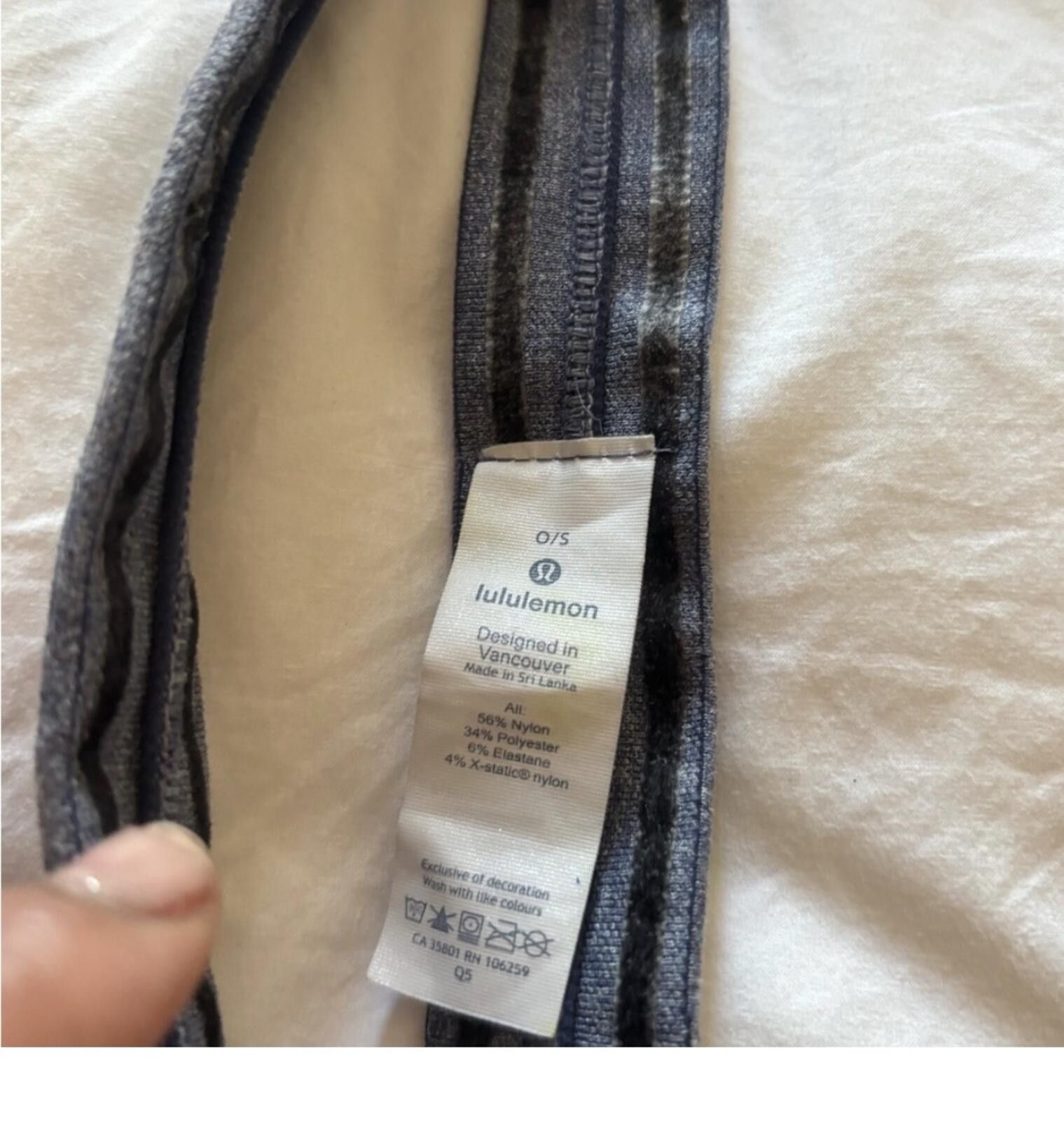 Lululemon (lululemon athletica) Blue Headband Size ONE SIZE - 6 Thumbnail