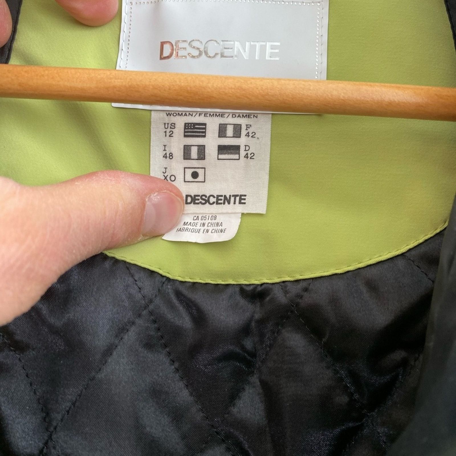 Descente Descente Women's Ski Winter Snow Coat - 12 Size XL / US 12-14 / IT 48-50 - 4 Thumbnail